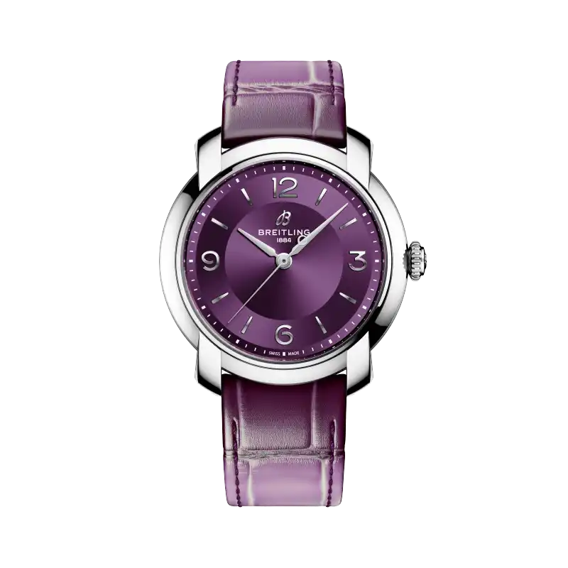 Breitling Lady Premier 36 with Aubergine Dial