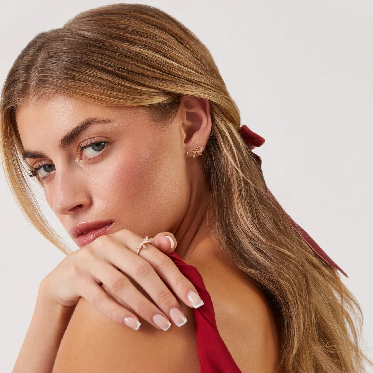 EF Collection Diamond Bow Ring