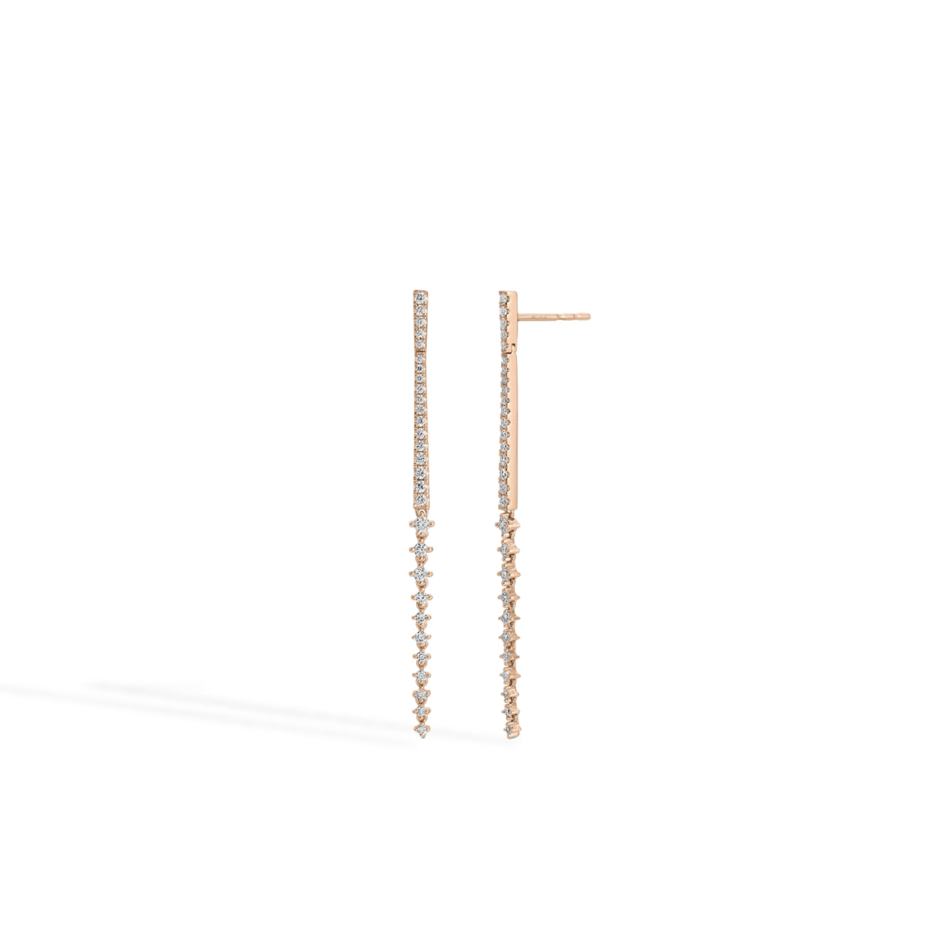 EF Collection Diamond Duster Drop Earrings