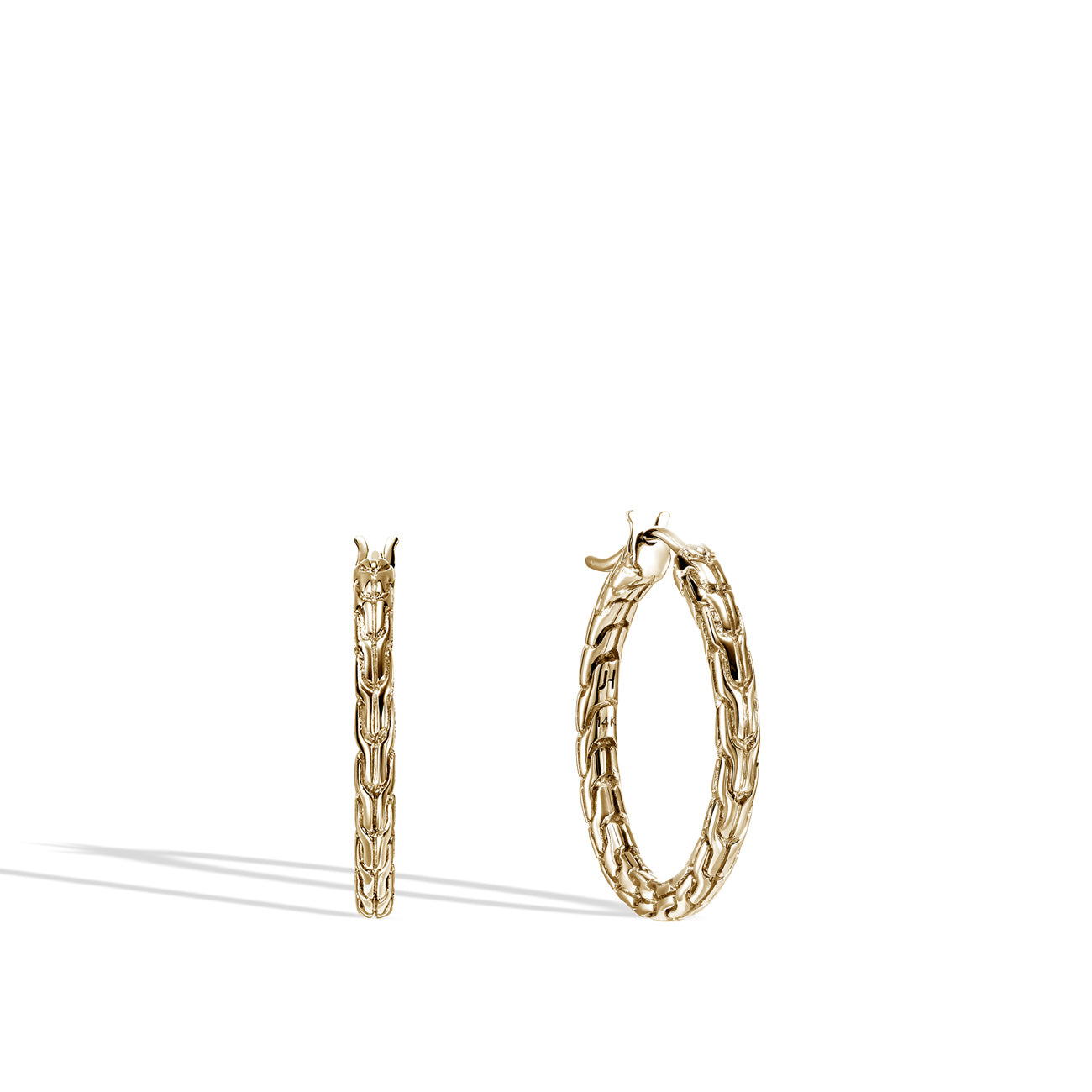 John Hardy Essential Gold Hoop Earrings - 22mm
