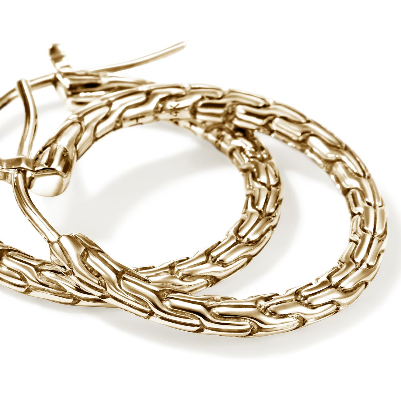 John Hardy Essential Gold Hoop Earrings - 22mm