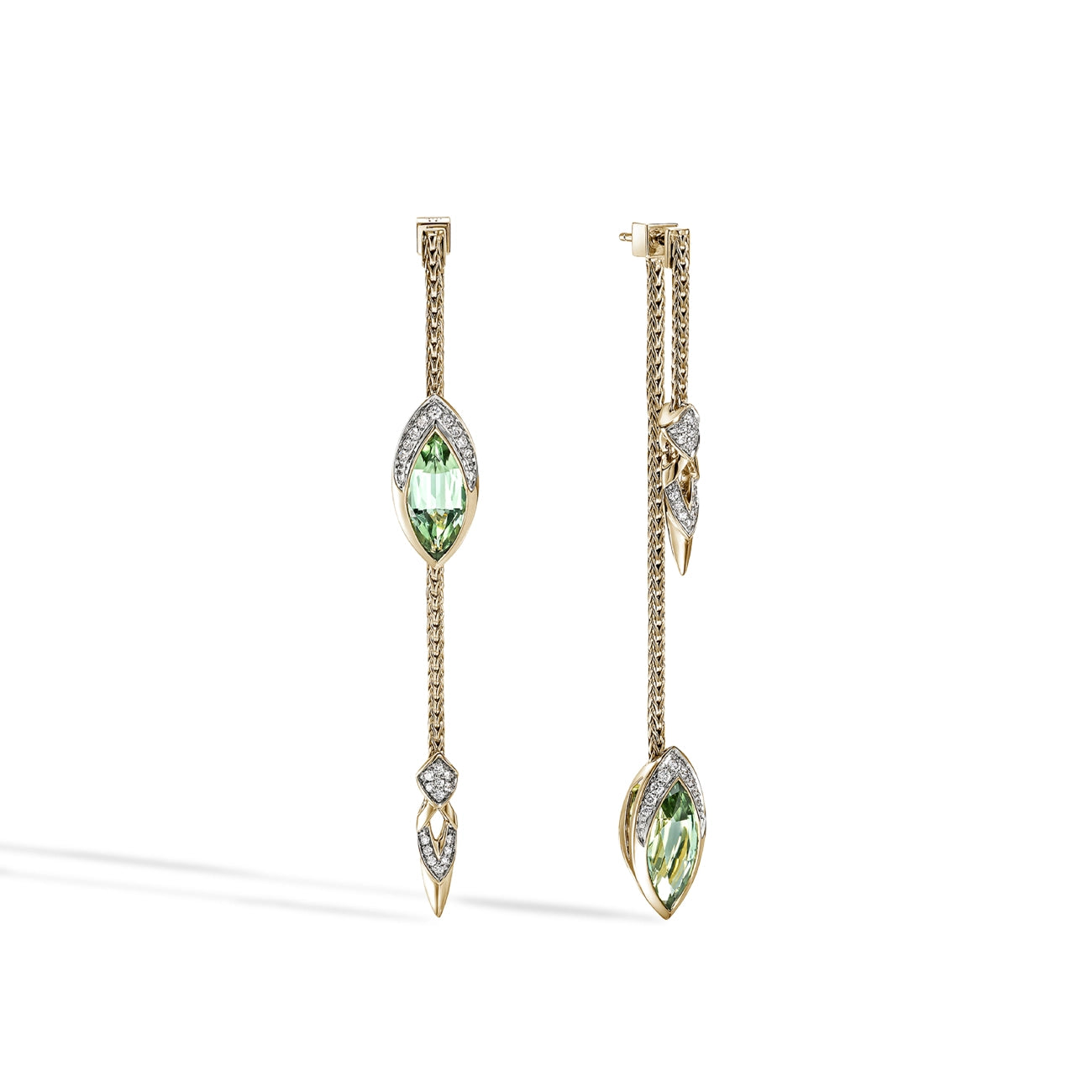 John Hardy Artisan Series Naga Drop Earrings