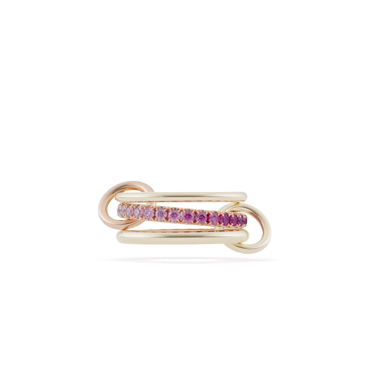 Spinelli Kilcollin Petunia Gold Pink Ombré Ring