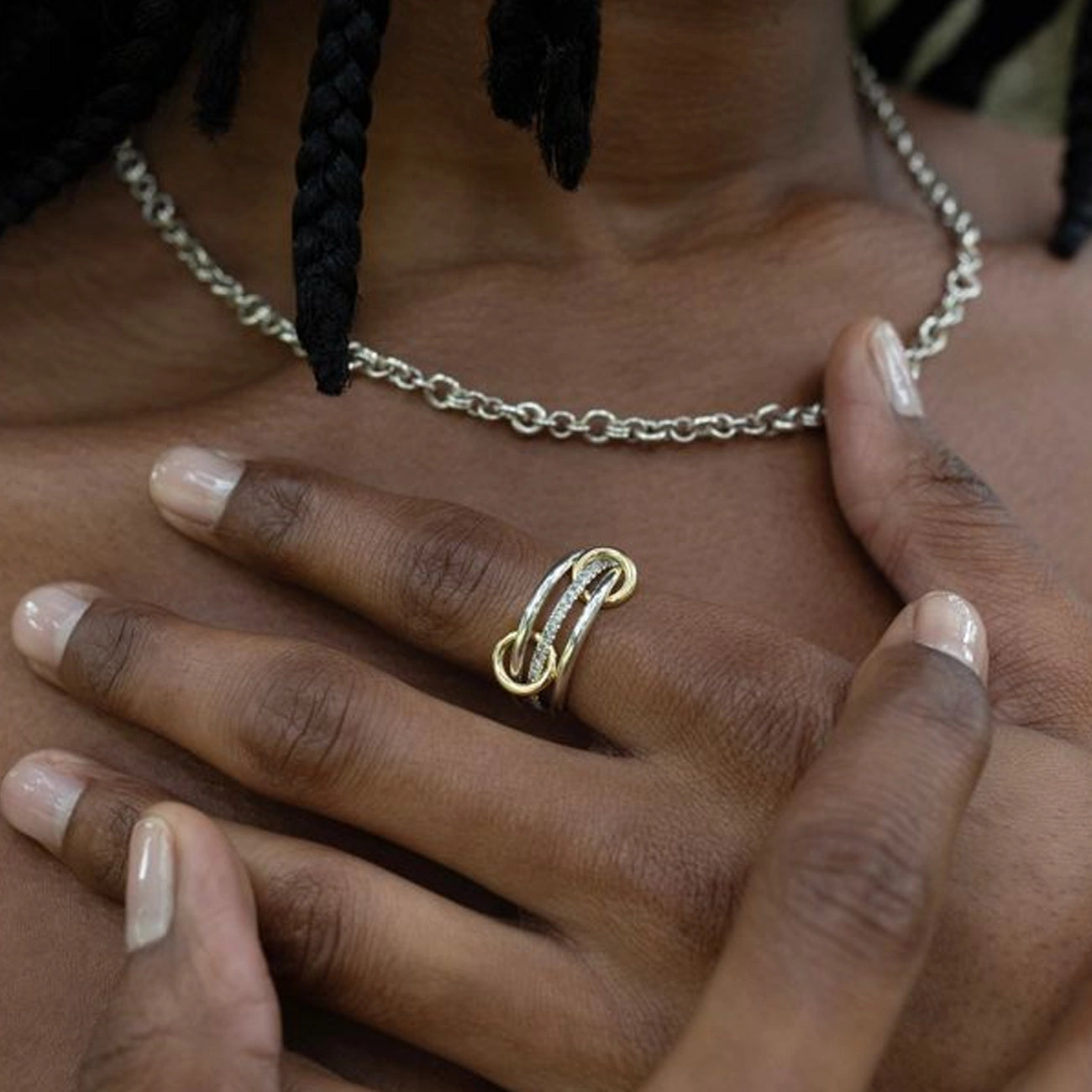 Spinelli Kilcollin Sonny SG Gris Diamond Ring