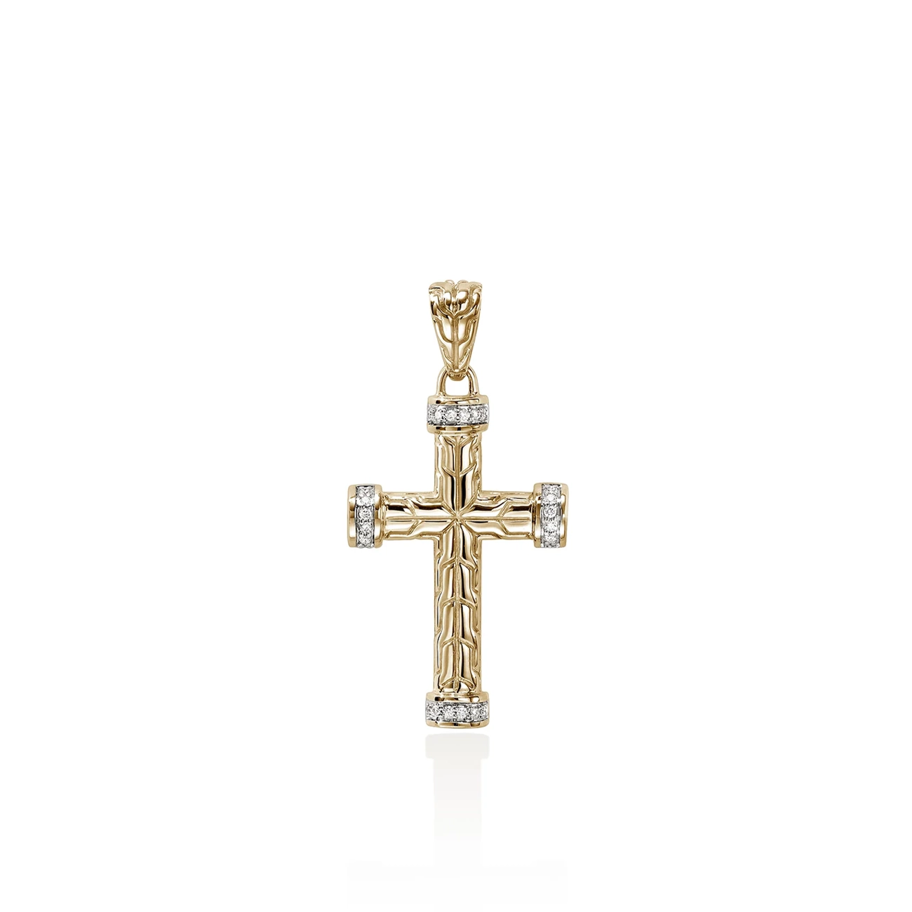 John Hardy Pavé Cross Pendant