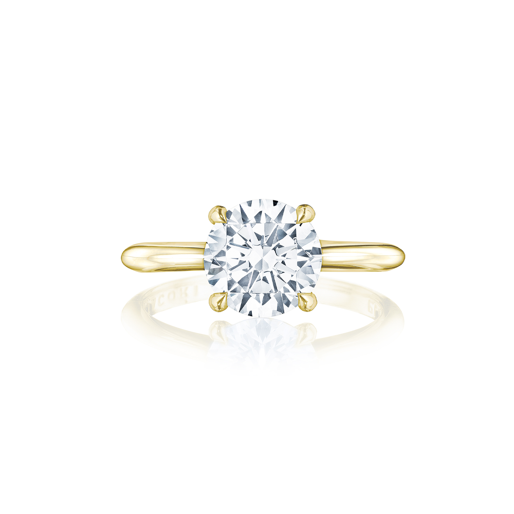 Tacori Founders Solitaire Round Yellow Gold Engagement Ring