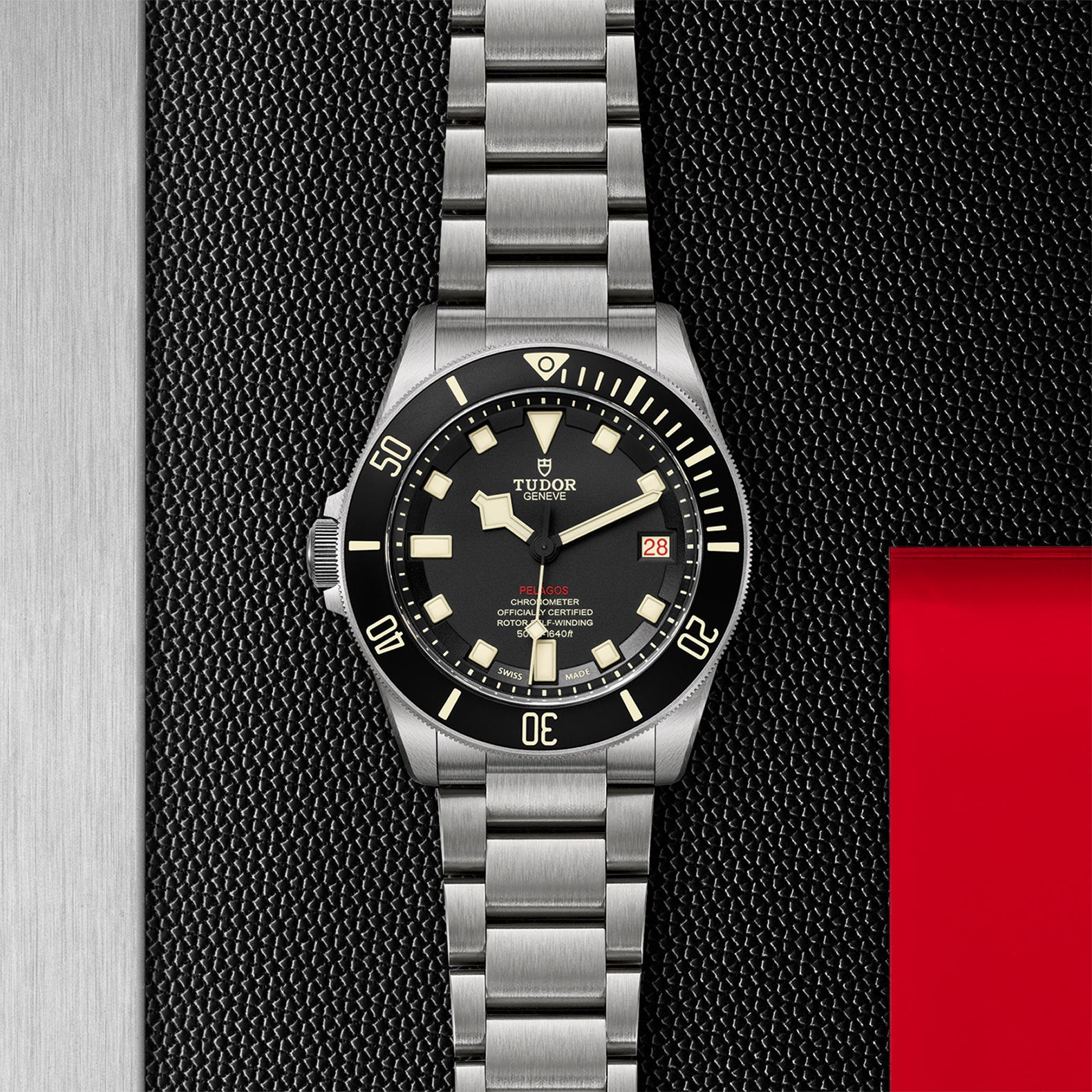 TUDOR Pelagos LHD with Ceramic Matt Black Disc and Titanium Bracelet