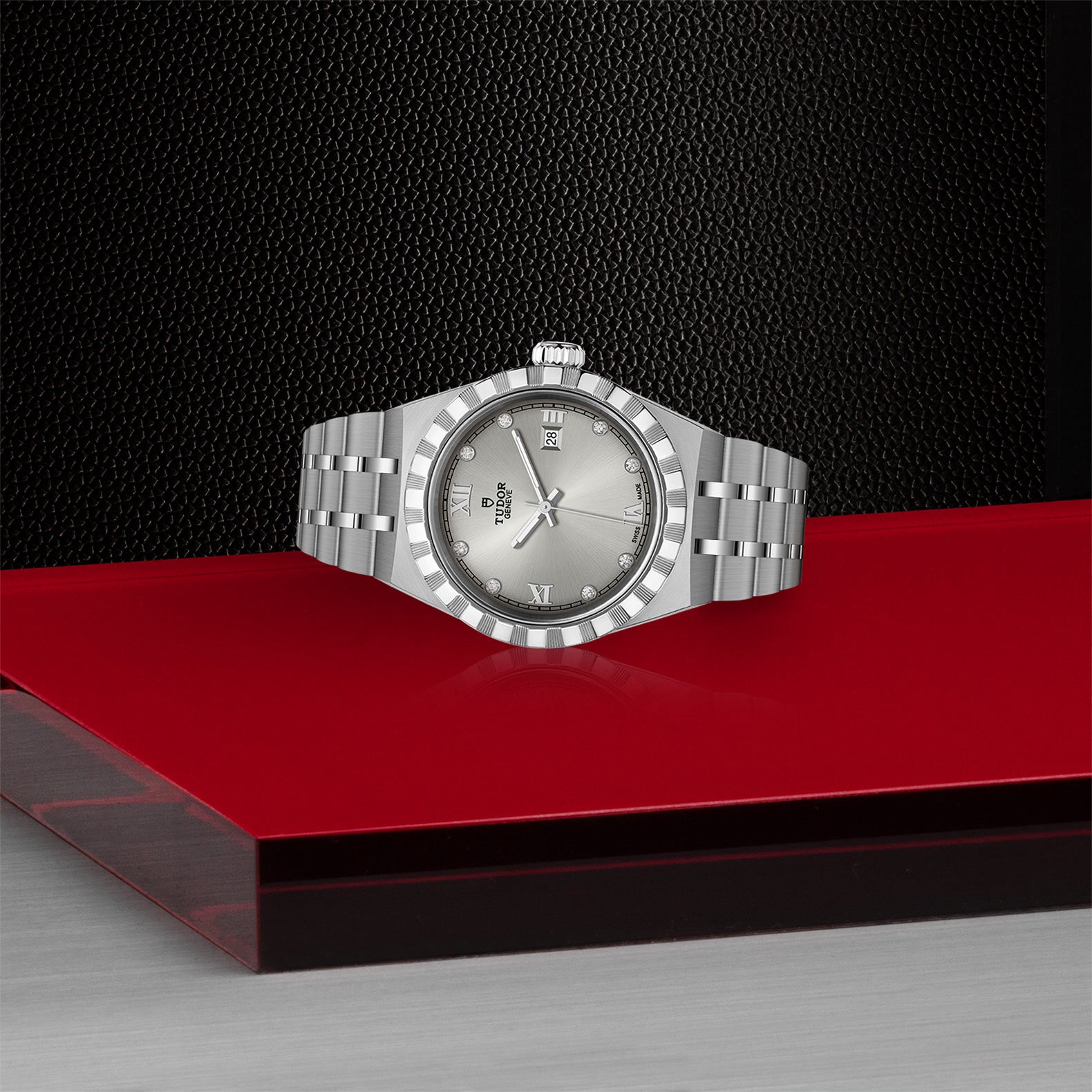 TUDOR Royal with 28mm Steel Case and Diamond-set Dial