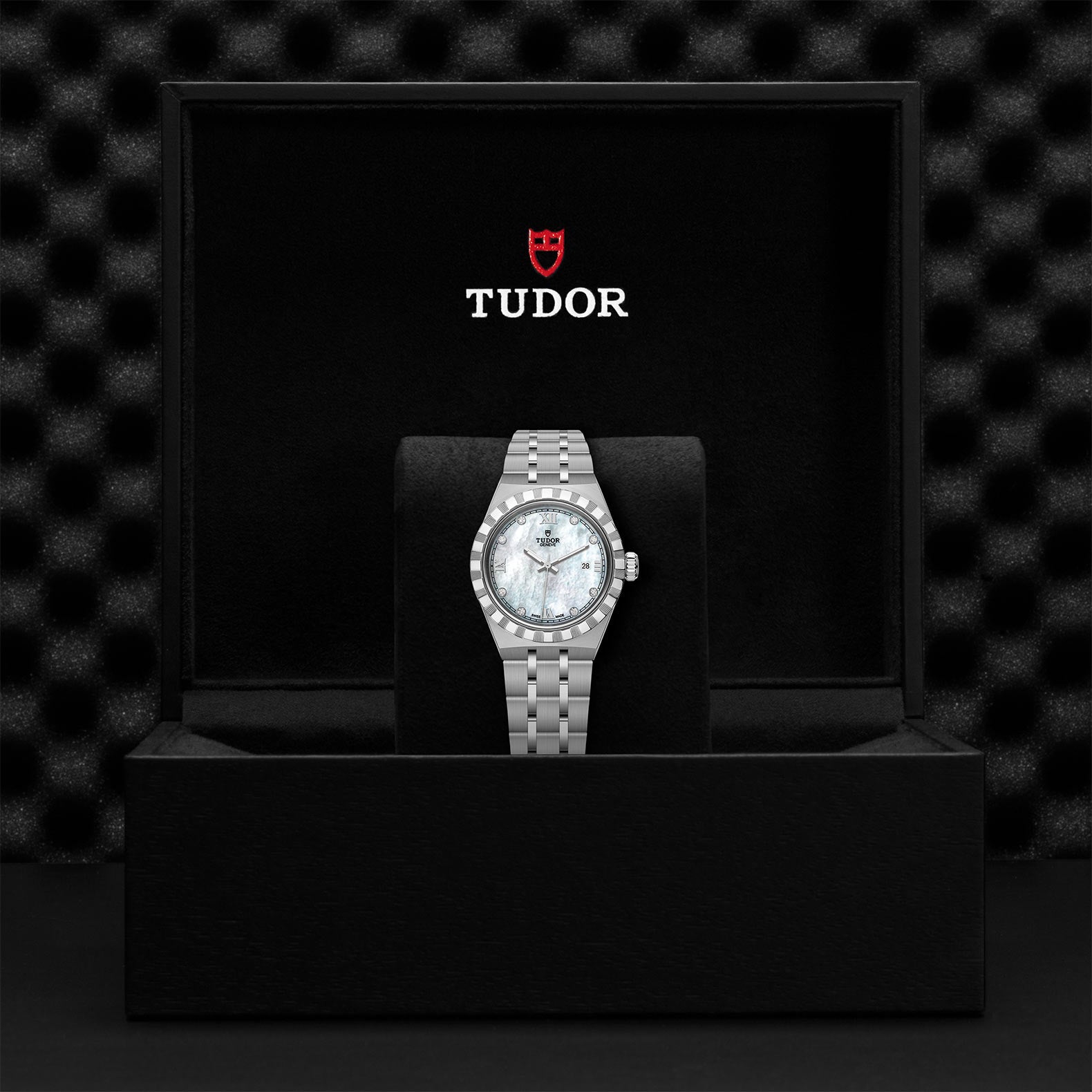 TUDOR Royal with 28mm Steel Case and Diamond-set Dial