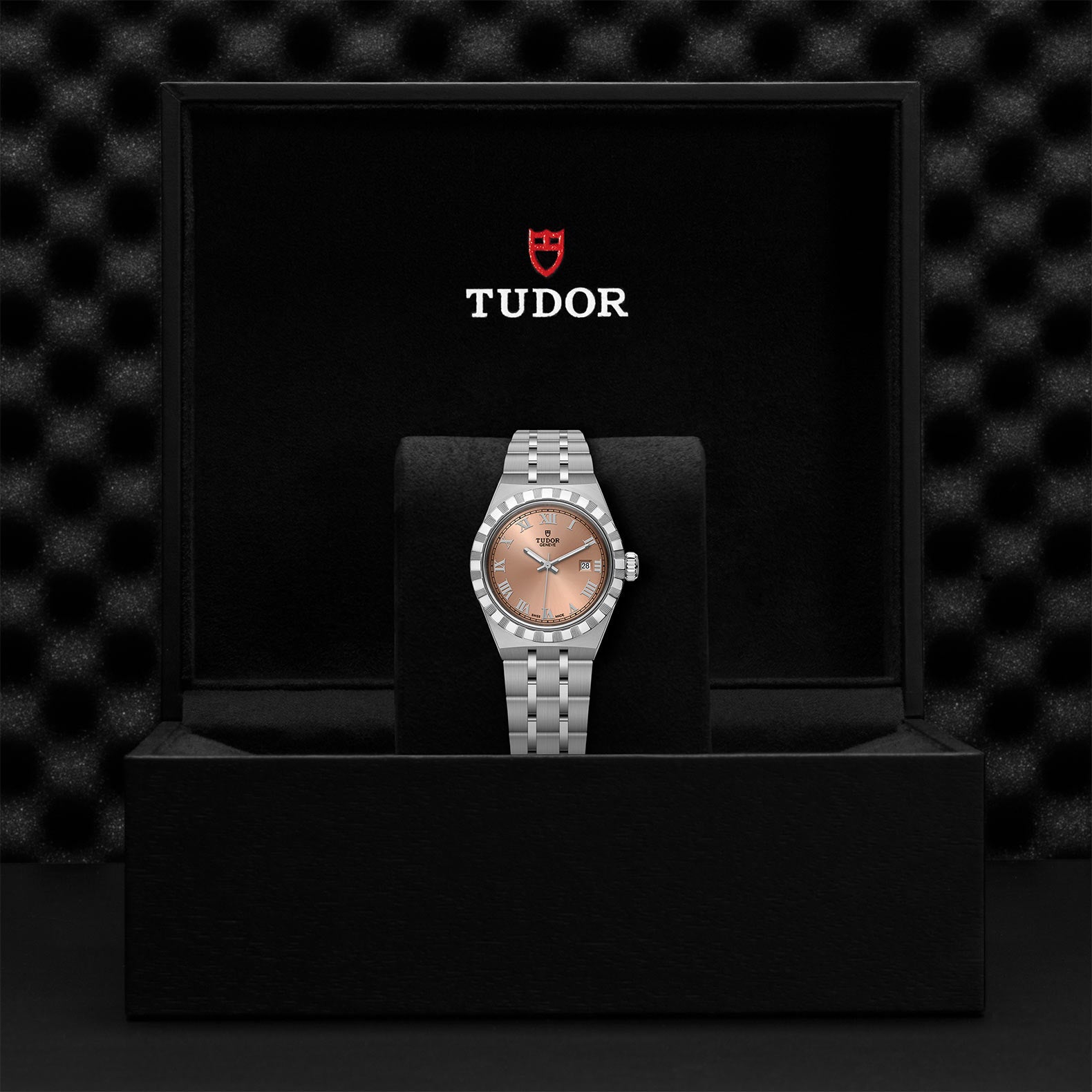 TUDOR Royal with 28mm Steel Case and Salmon Dial