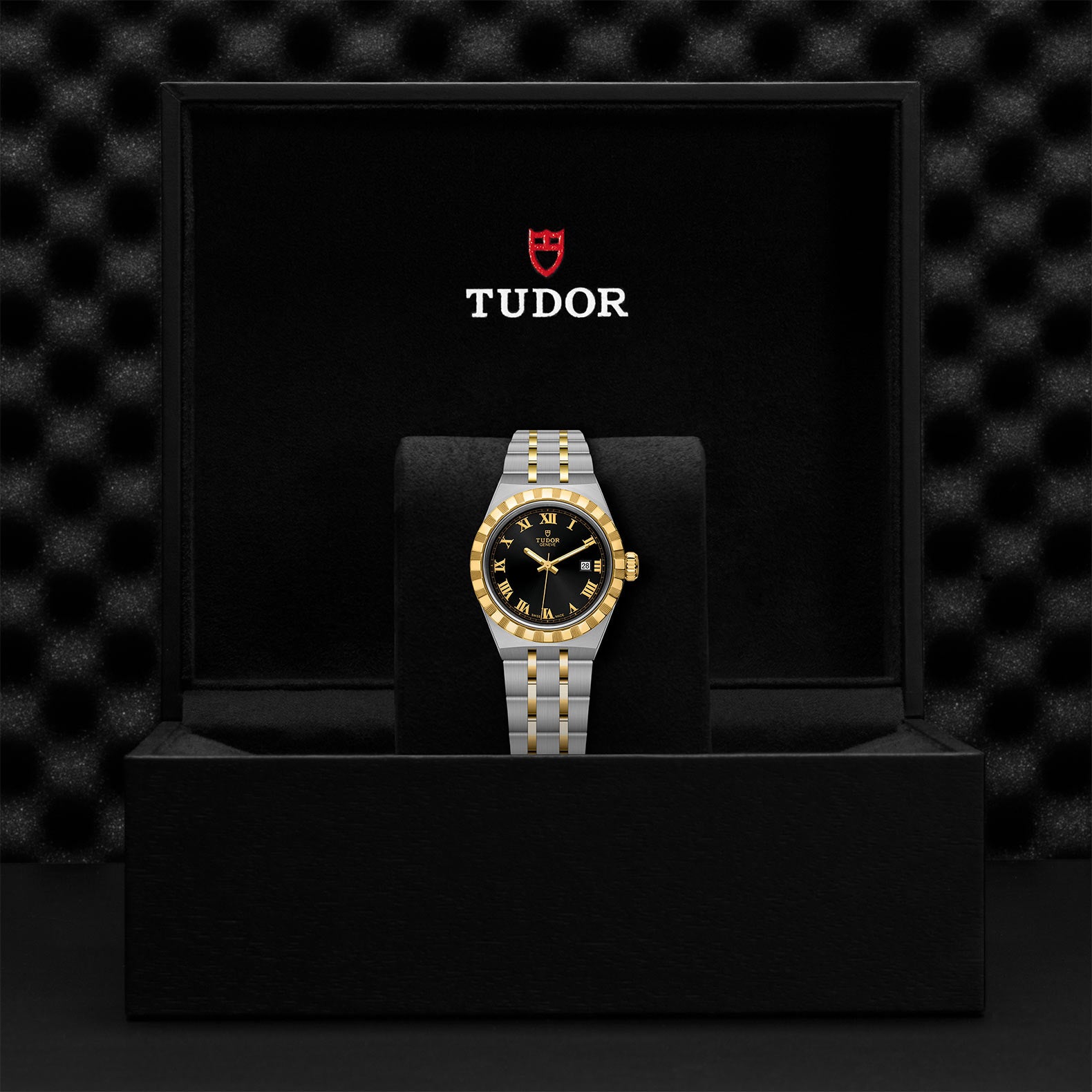 TUDOR Royal with 28mm Steel Case and Yellow Gold Bezel