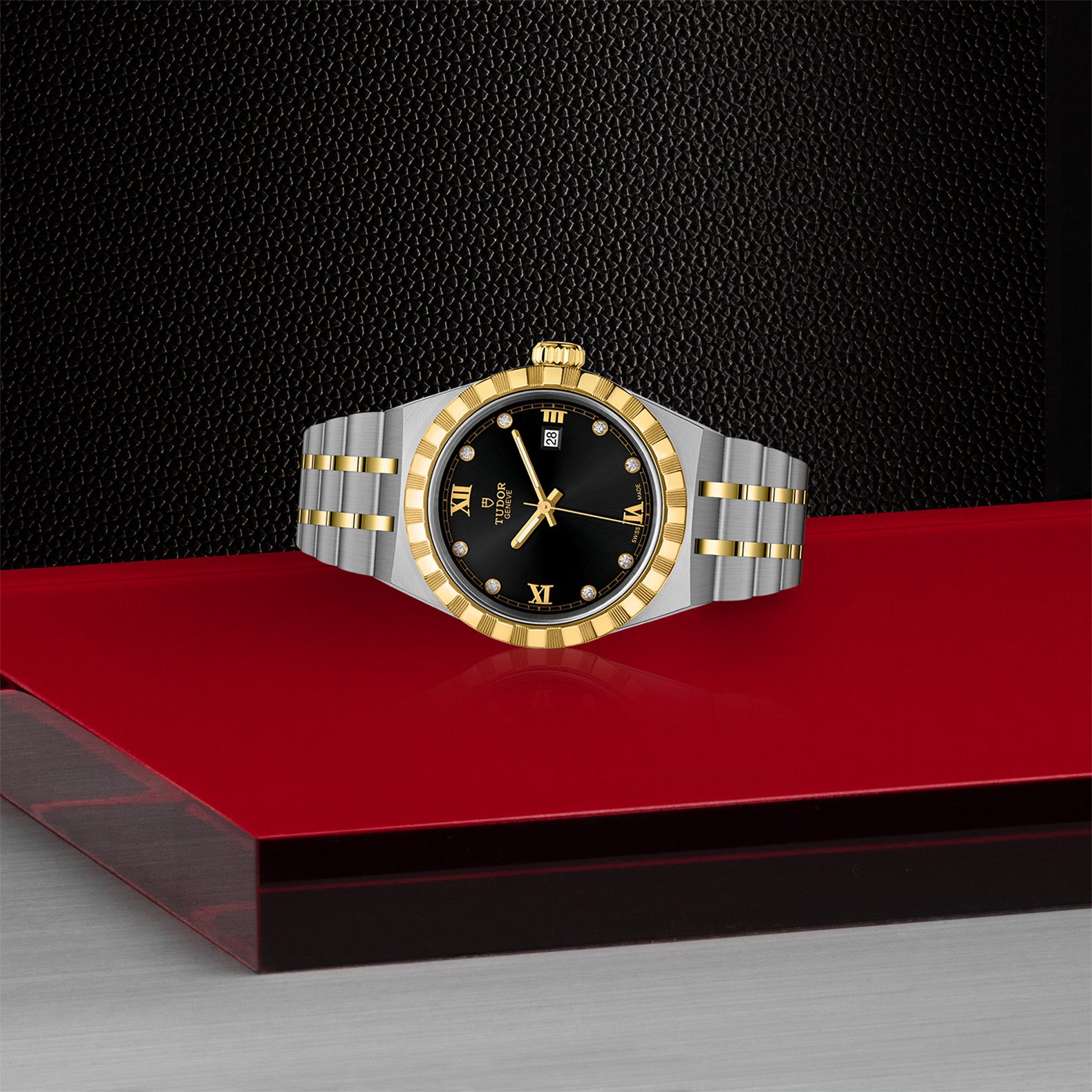 TUDOR Royal with 28mm Steel Case and Diamond-set Dial