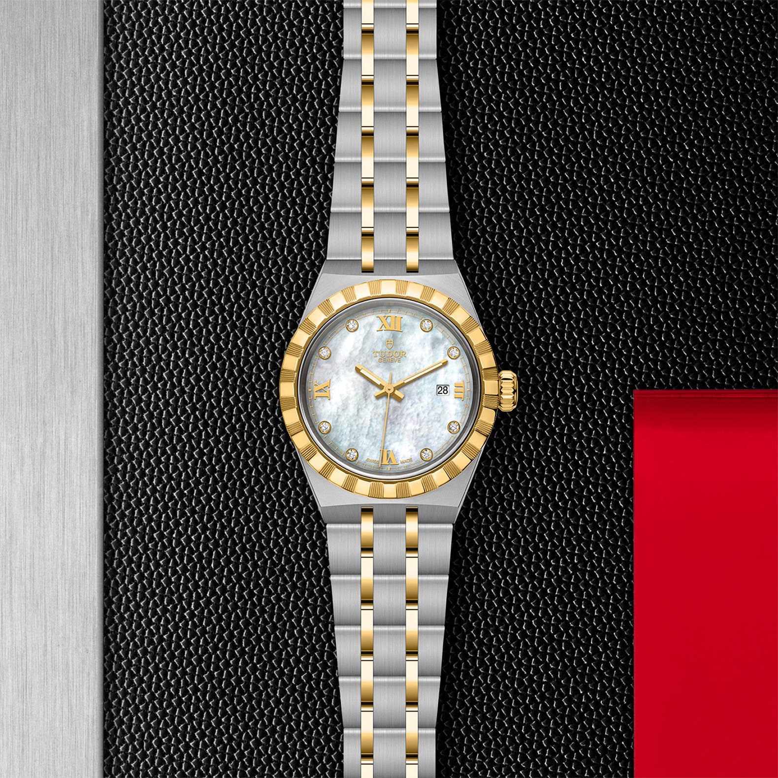 TUDOR Royal with 28mm Steel Case and Diamond-set Dial