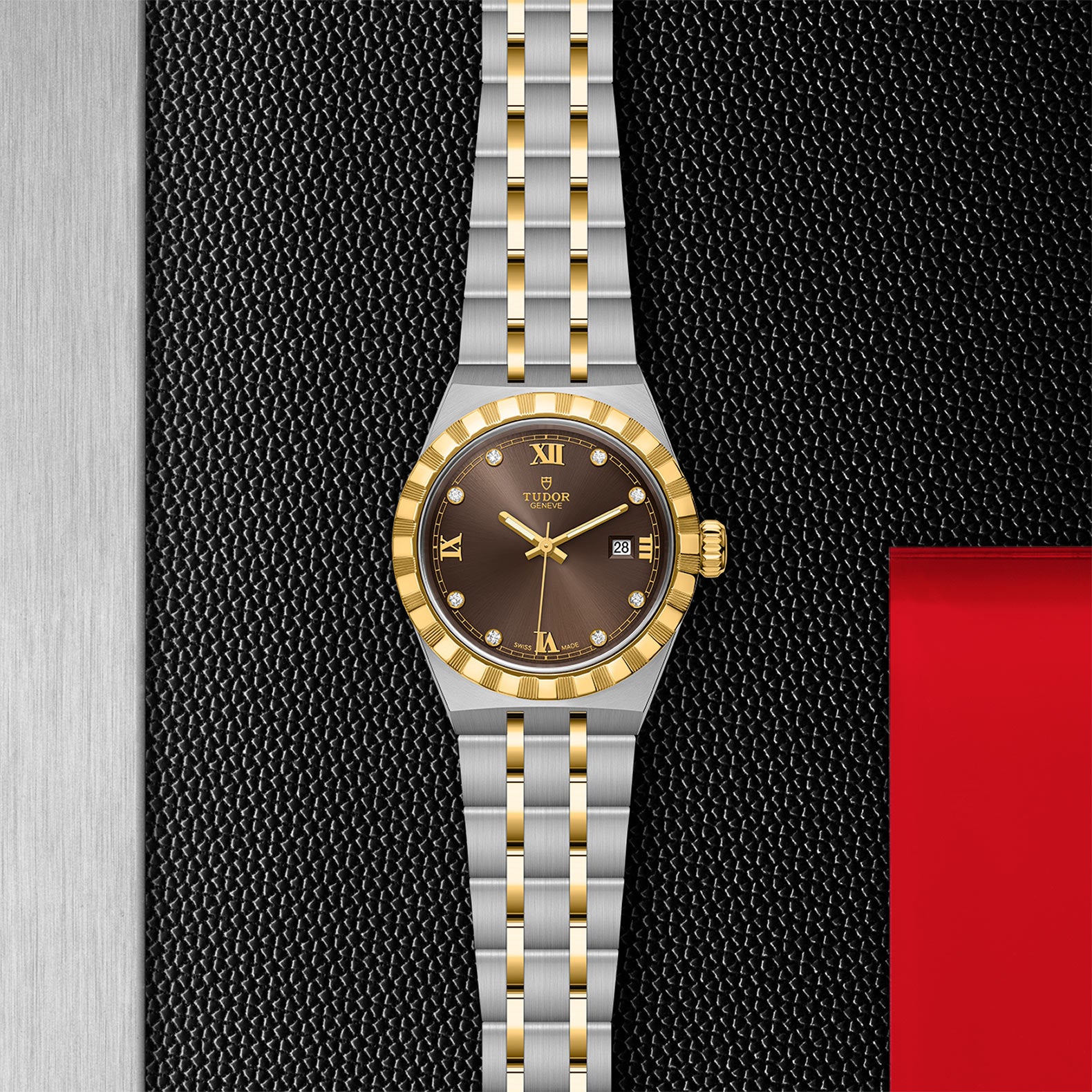 TUDOR Royal with 28mm Steel Case and Diamond-set Dial