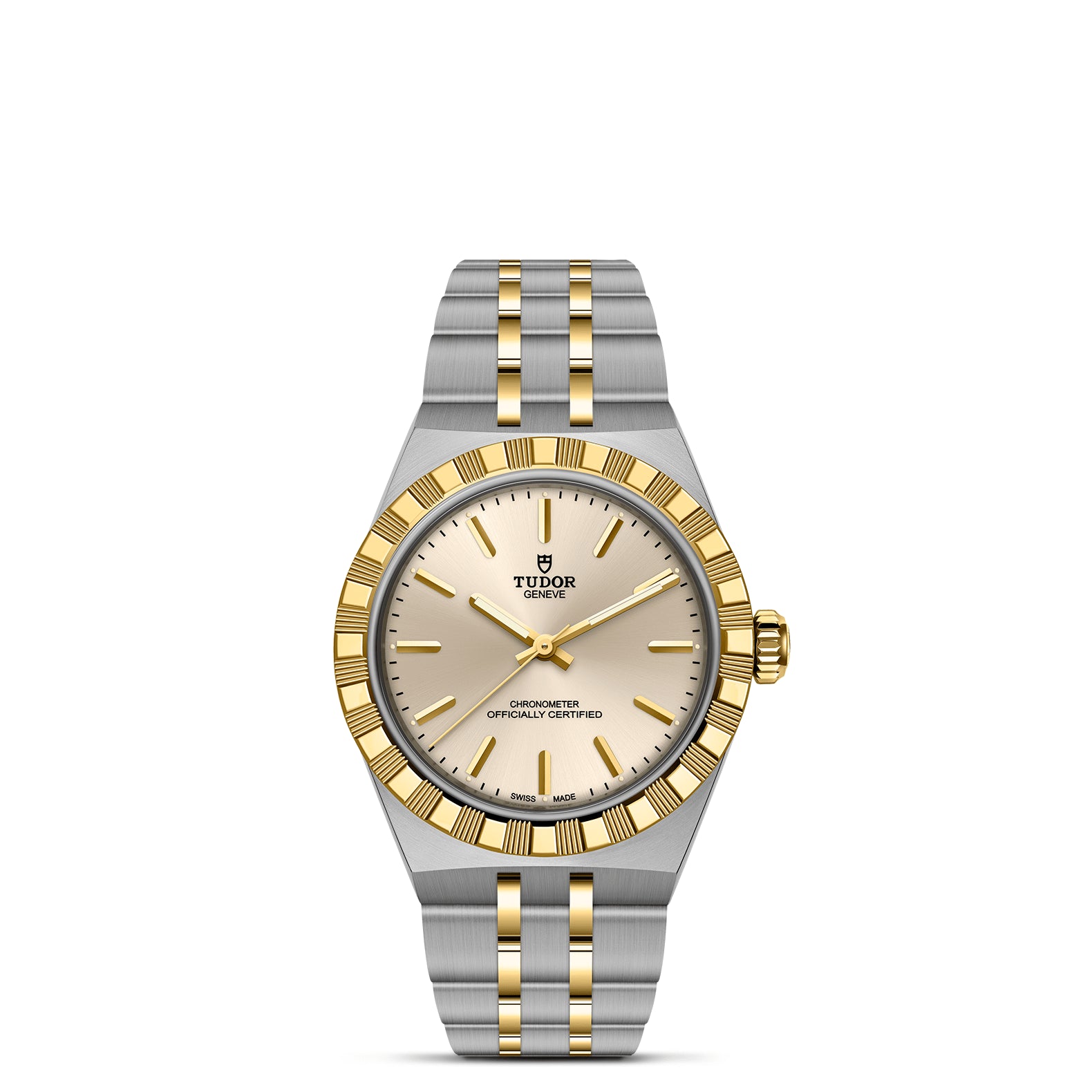 TUDOR Royal with 30mm Steel and Gold with Ivory Dial