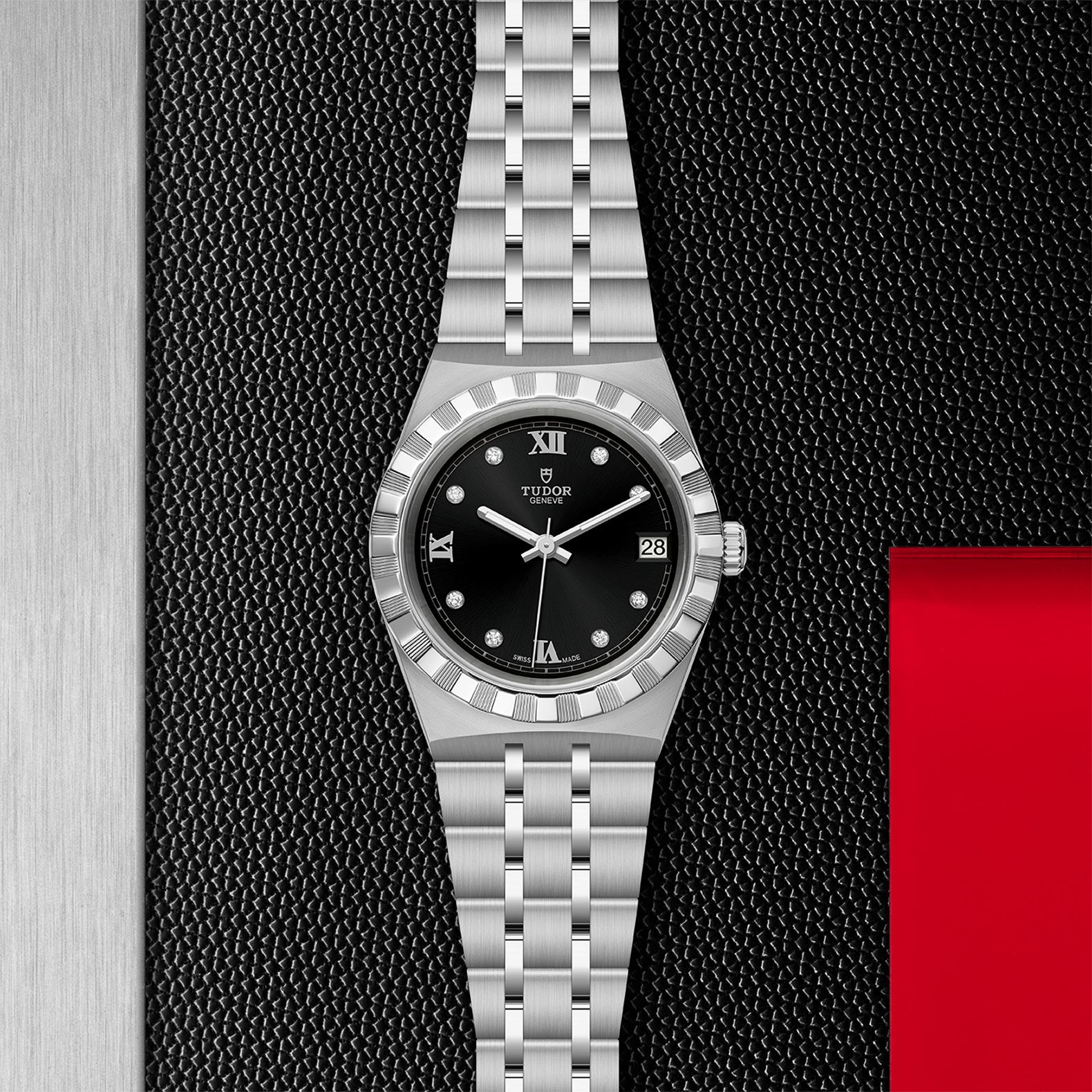 TUDOR Royal with 34mm Steel Case and Diamond-set Dial