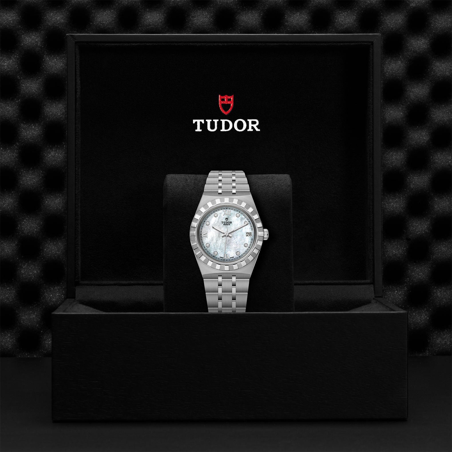 TUDOR Royal with 34mm Steel Case and Diamond-set Dial