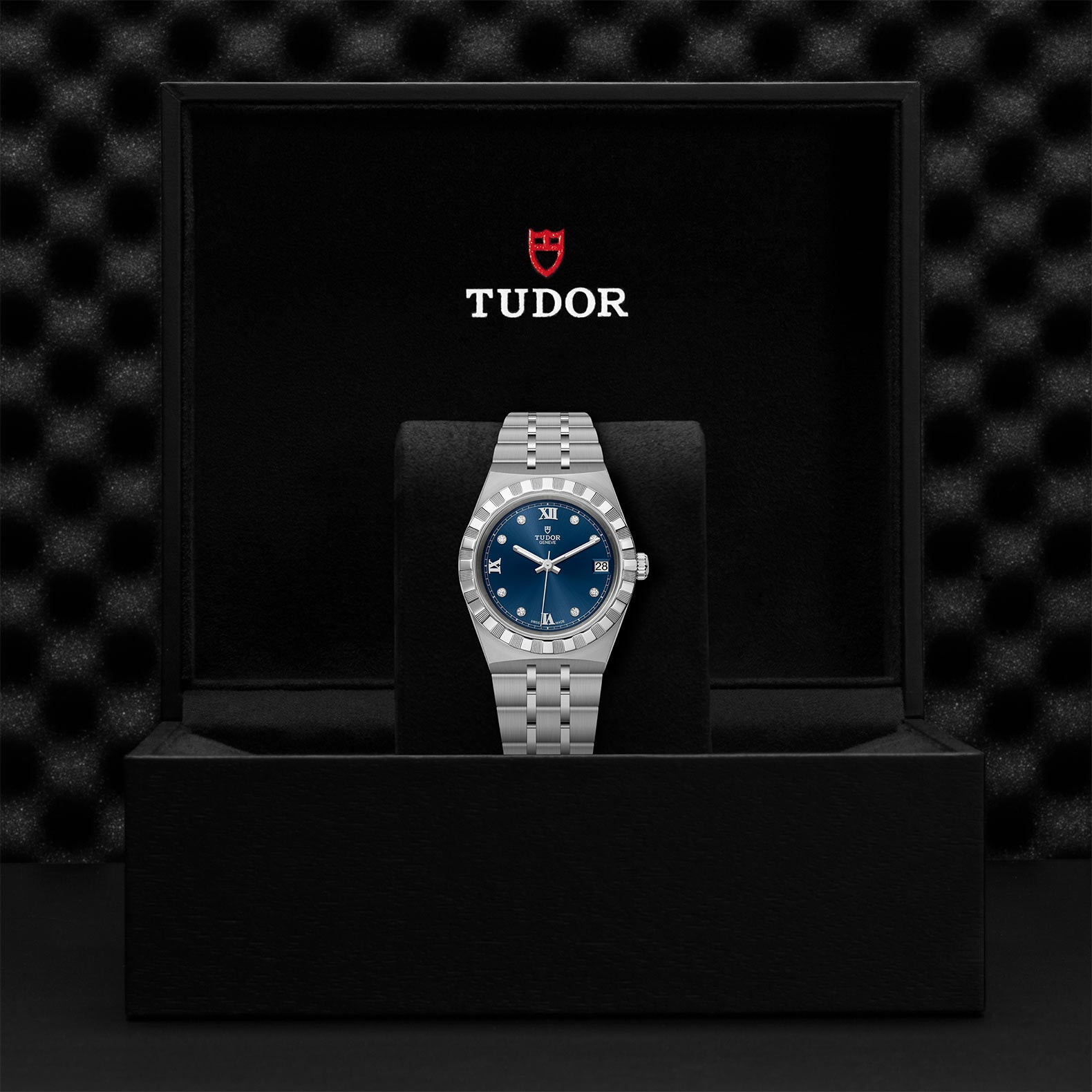 TUDOR Royal with 34mm Steel Case and Diamond-set Dial