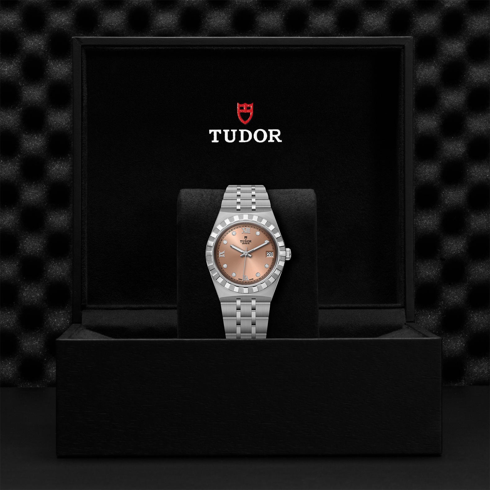 TUDOR Royal with 34mm Steel Case and Diamond-set Dial