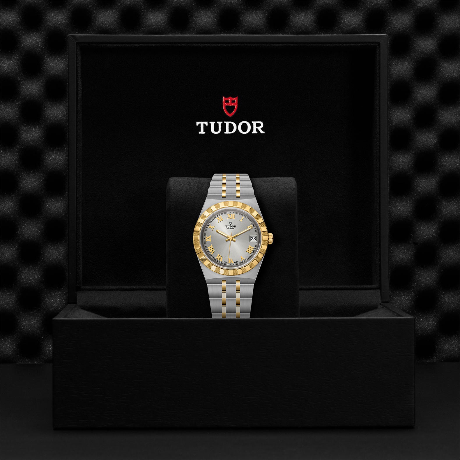 TUDOR Royal with 34mm Steel Case and Yellow Gold Bezel