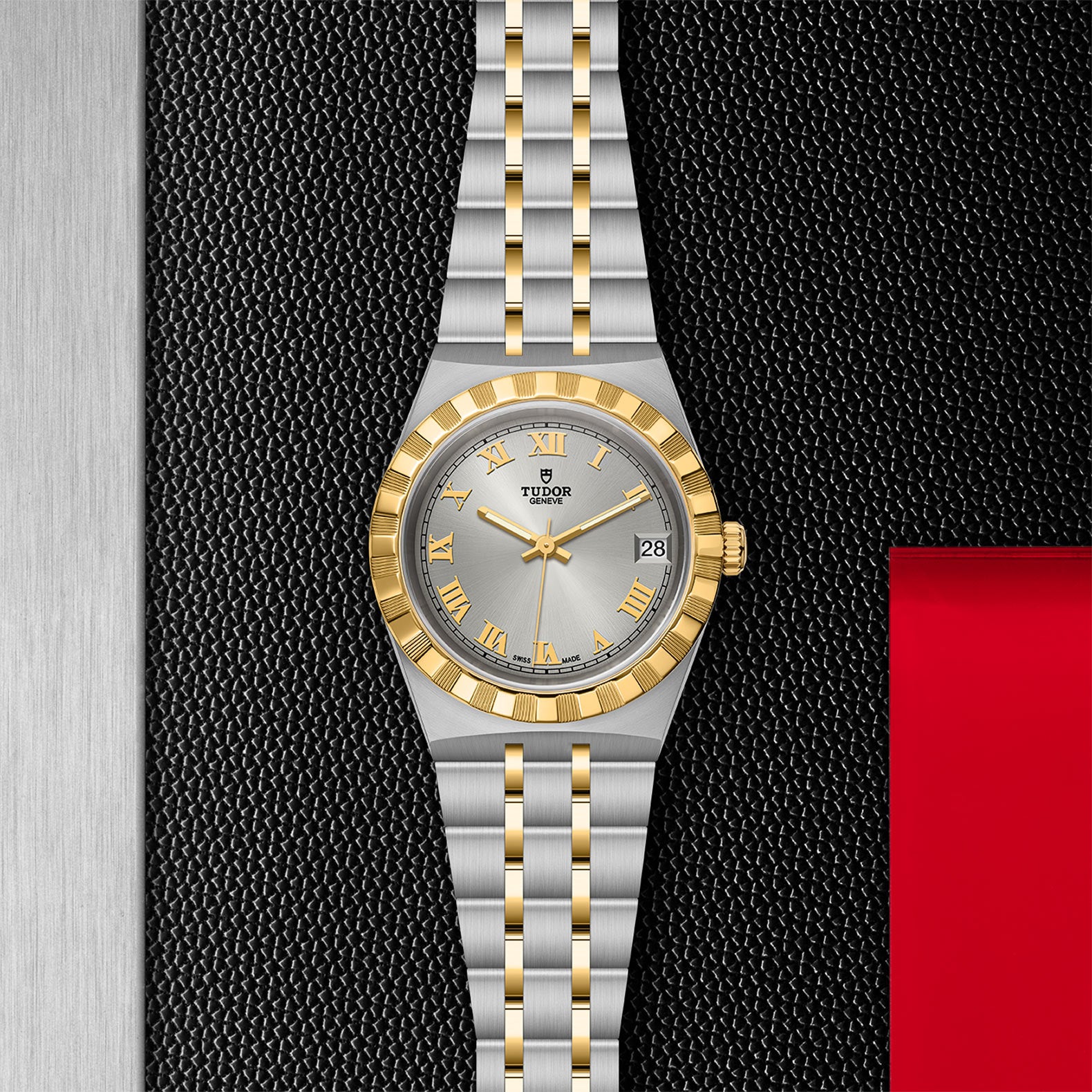 TUDOR Royal with 34mm Steel Case and Yellow Gold Bezel