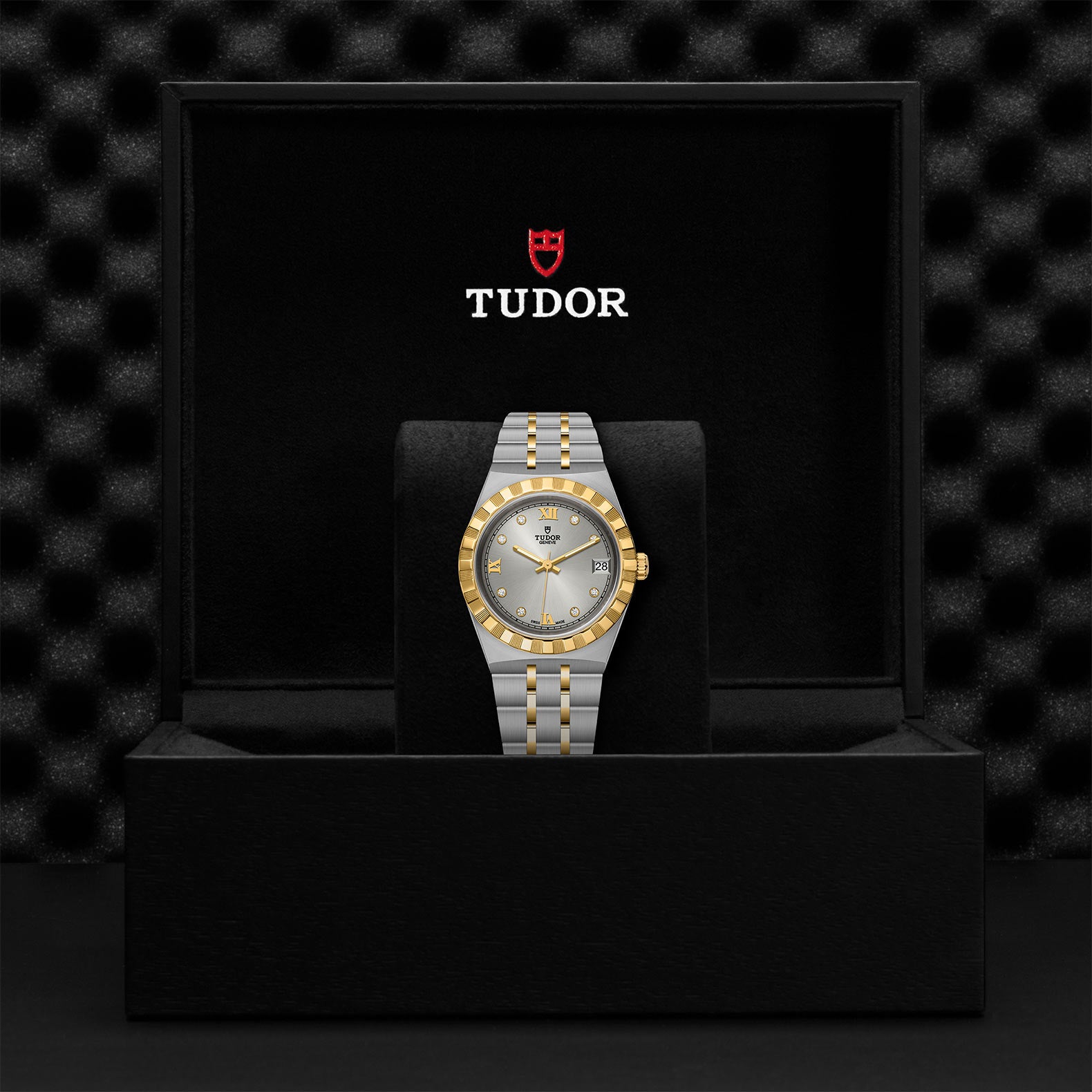 TUDOR Royal with 34mm Steel Case and Diamond-set Dial