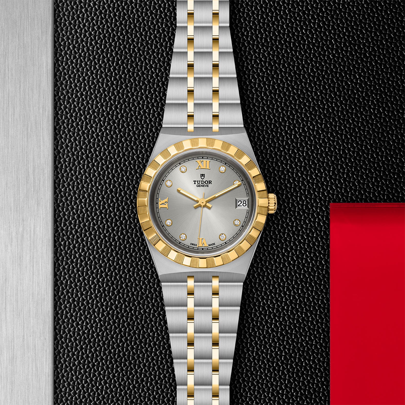 TUDOR Royal with 34mm Steel Case and Diamond-set Dial