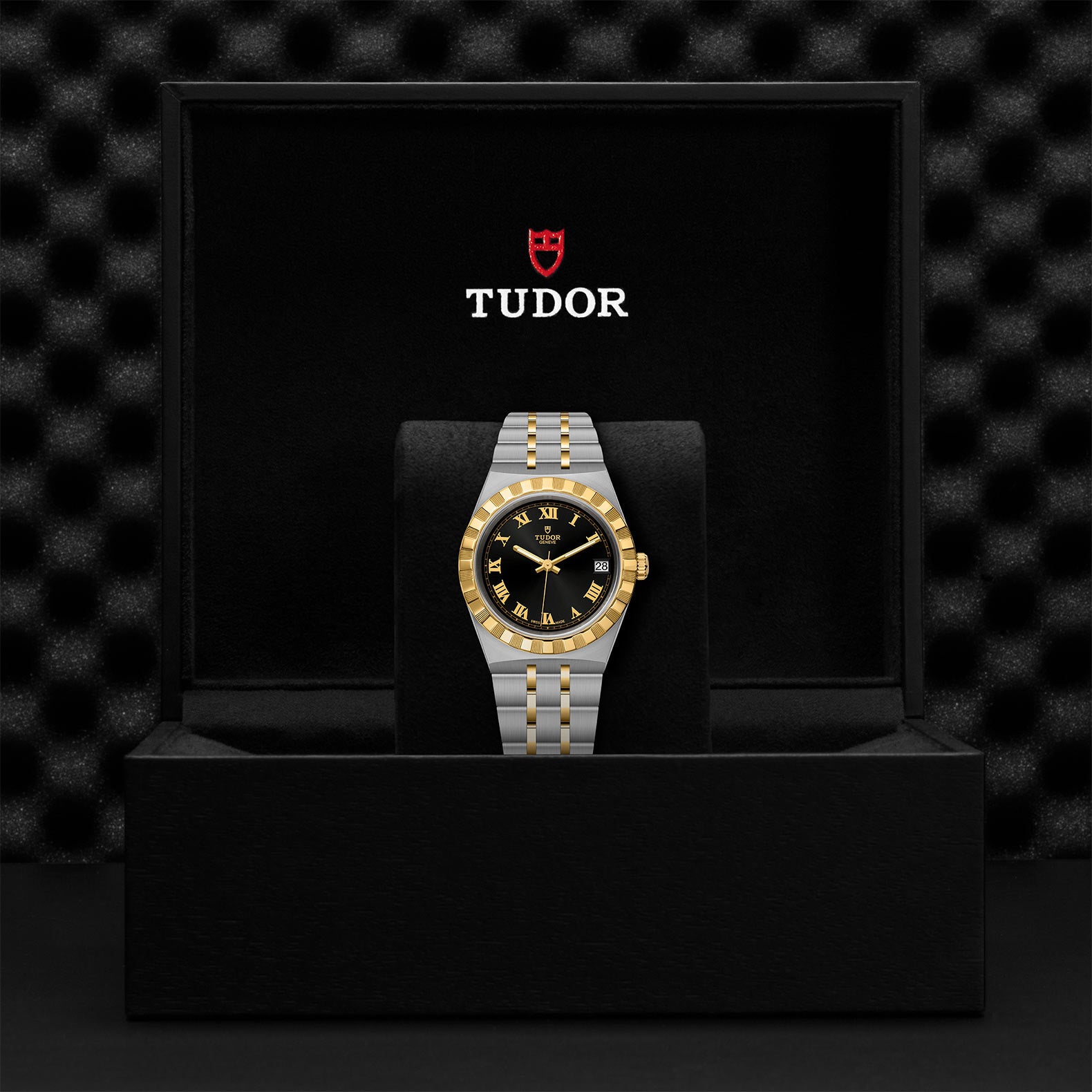 TUDOR Royal with 34mm Steel Case and Yellow Gold Bezel