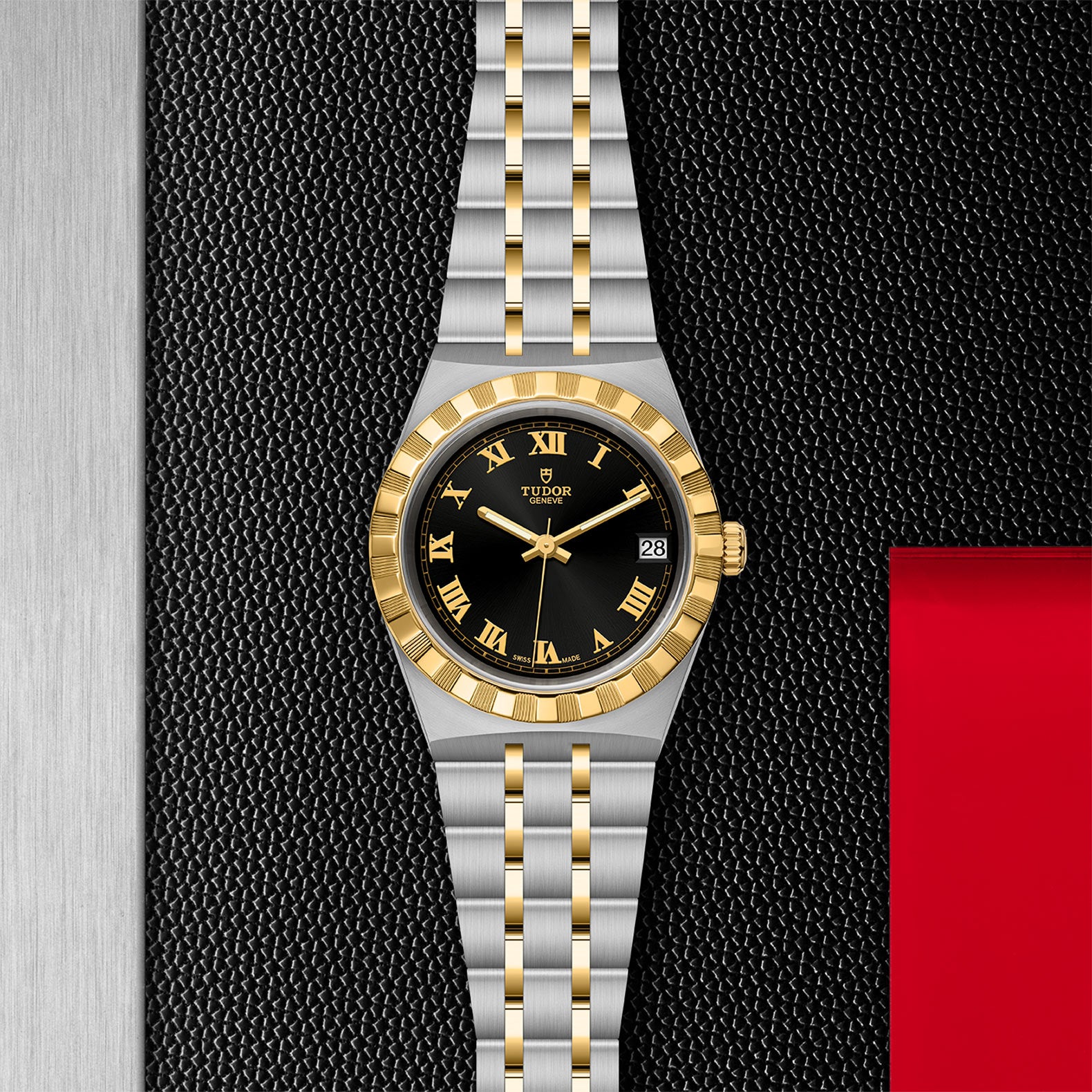 TUDOR Royal with 34mm Steel Case and Yellow Gold Bezel