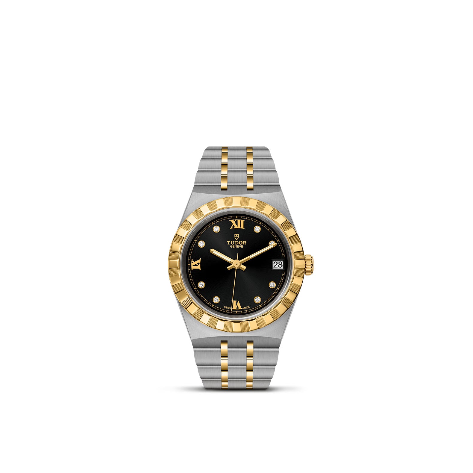 TUDOR Royal with 34mm Steel Case and Diamond-set Dial