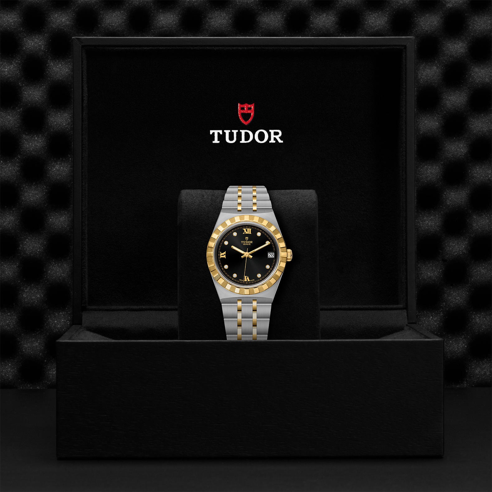 TUDOR Royal with 34mm Steel Case and Diamond-set Dial