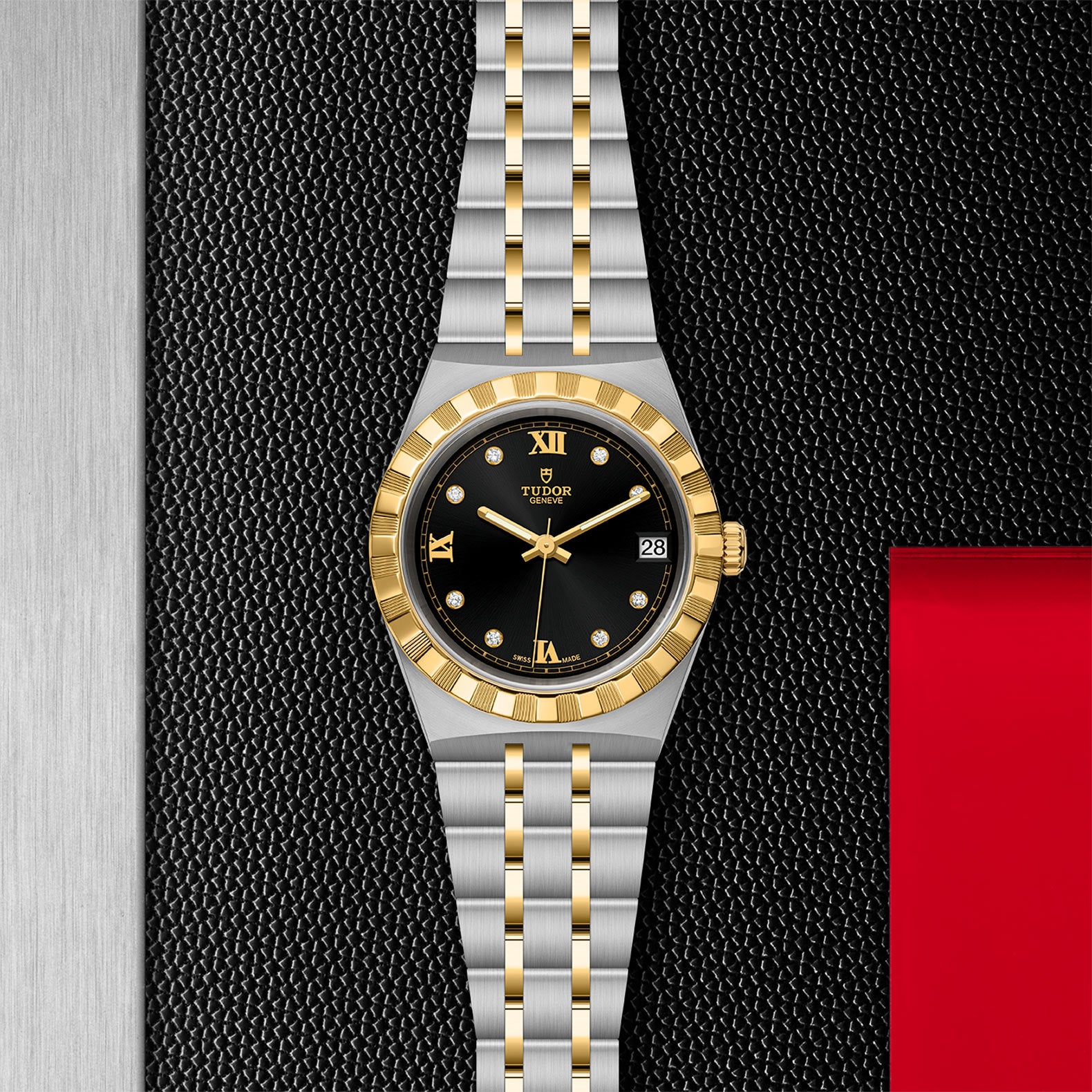 TUDOR Royal with 34mm Steel Case and Diamond-set Dial