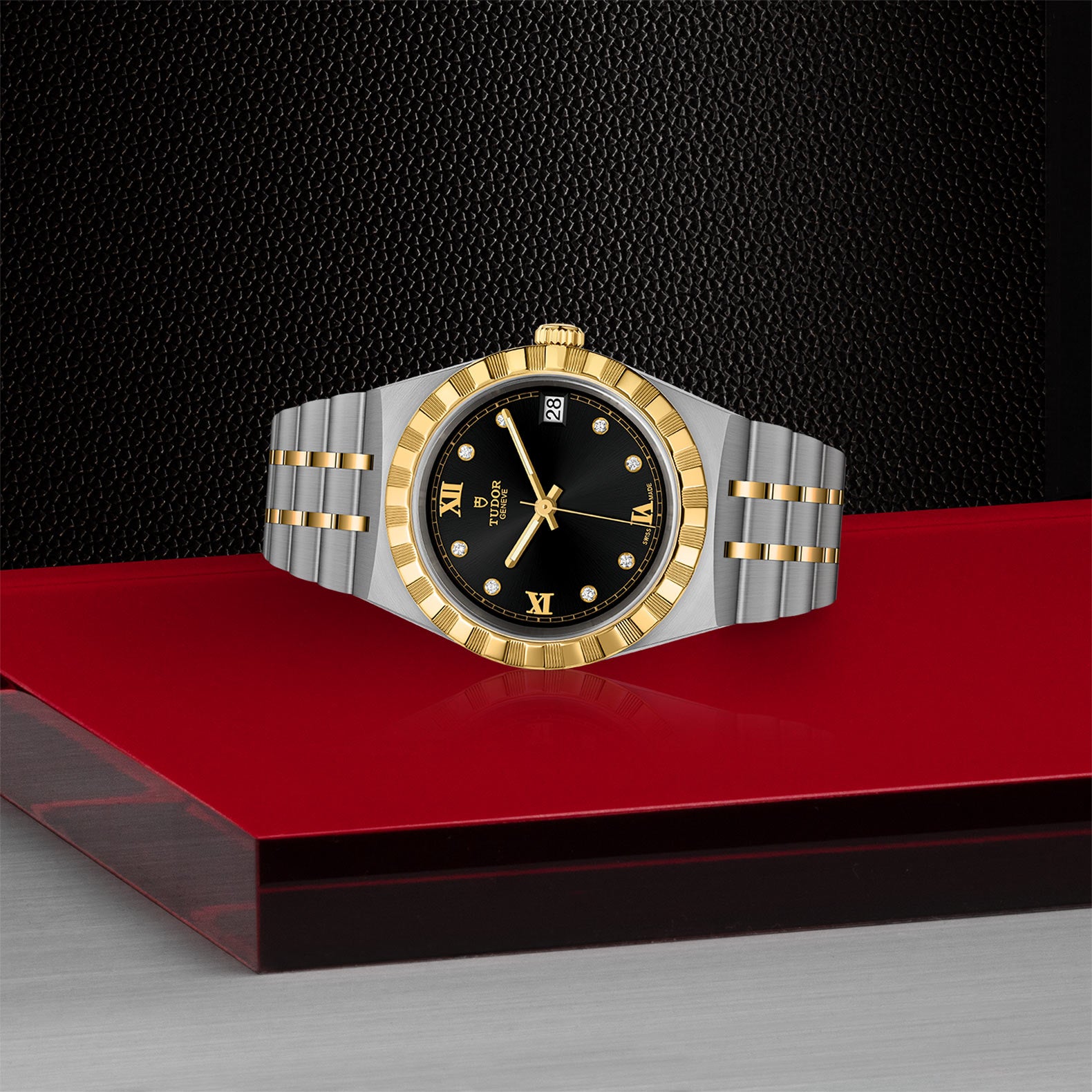 TUDOR Royal with 34mm Steel Case and Diamond-set Dial