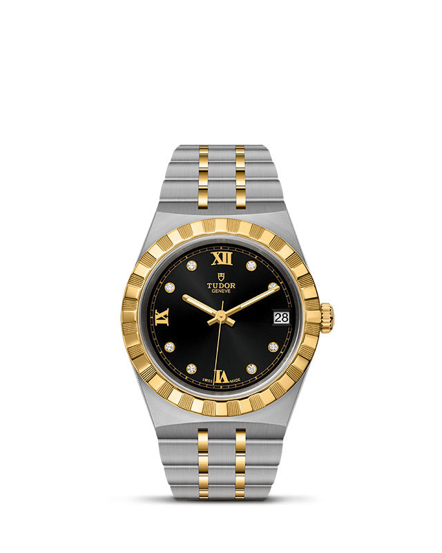 TUDOR Royal with 34mm Steel Case and Diamond-set Dial