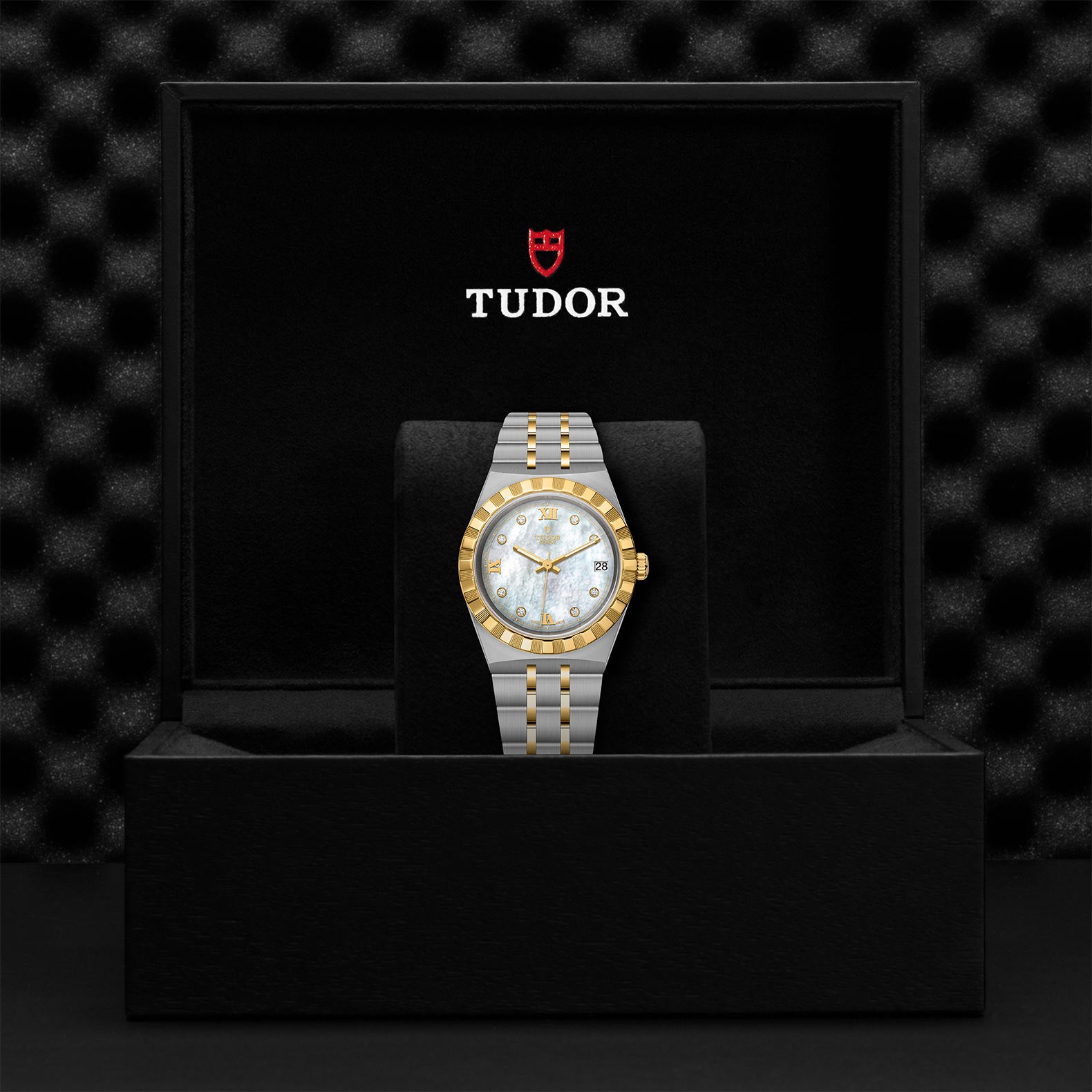 TUDOR Royal with 34mm Steel Case and Diamond-set Dial