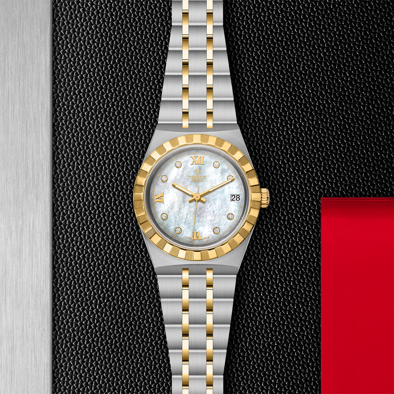TUDOR Royal with 34mm Steel Case and Diamond-set Dial