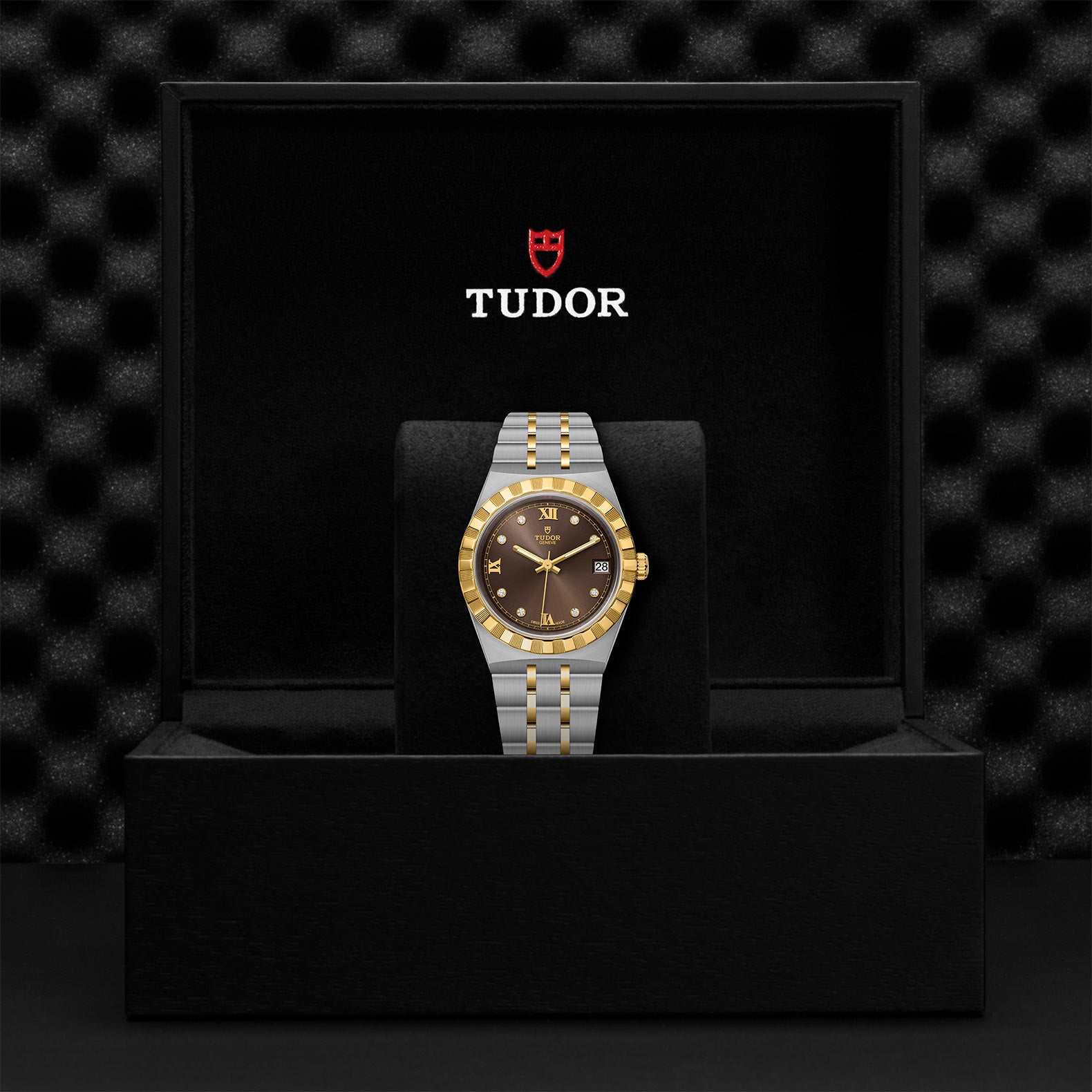 TUDOR Royal with 34mm Steel Case and Diamond-set Dial