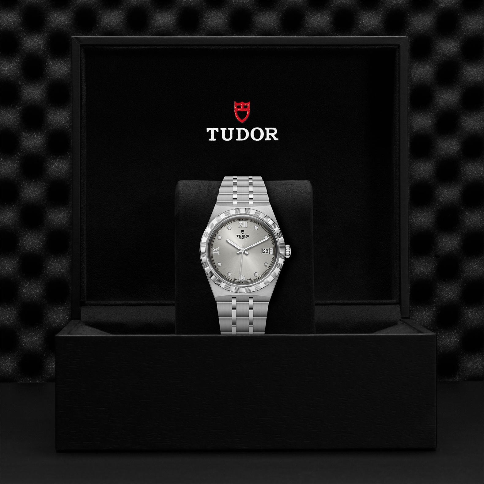 TUDOR Royal with 38mm Steel Case and Diamond-set Dial