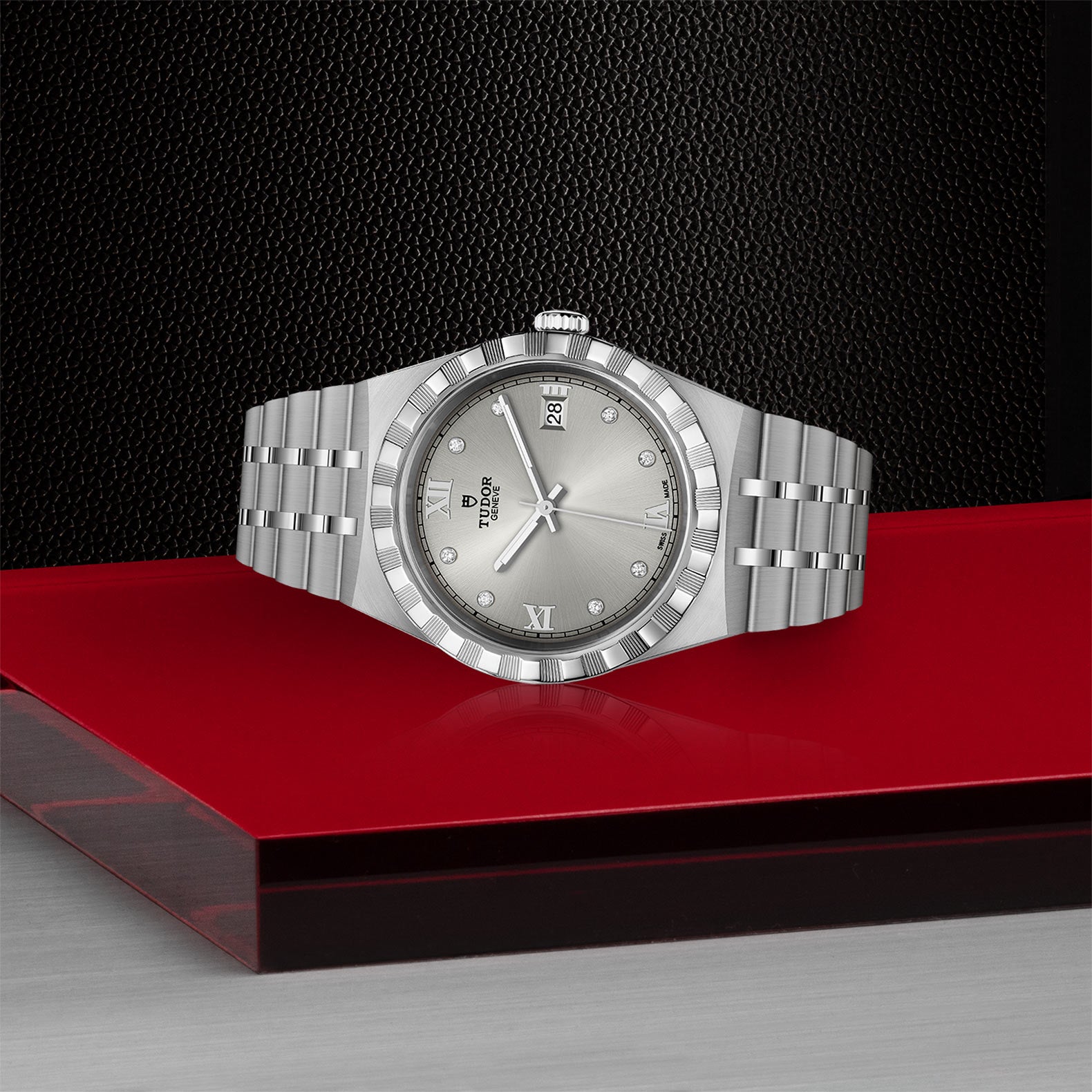 TUDOR Royal with 38mm Steel Case and Diamond-set Dial