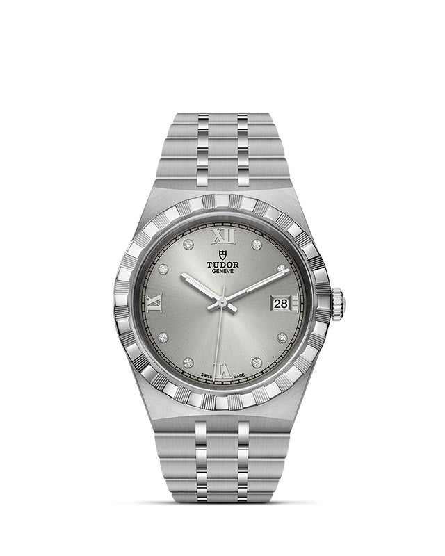 TUDOR Royal with 38mm Steel Case and Diamond-set Dial