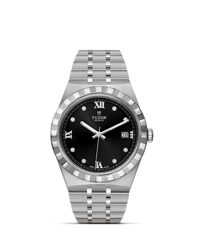 TUDOR Royal with 38mm Steel Case and Diamond-set Dial