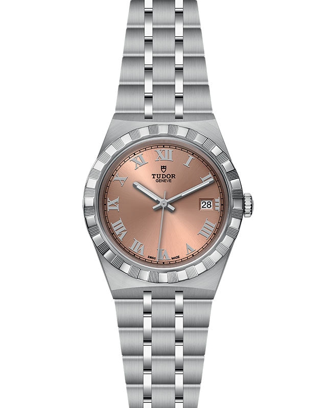 TUDOR Royal with 38mm Steel Case and Salmon Dial