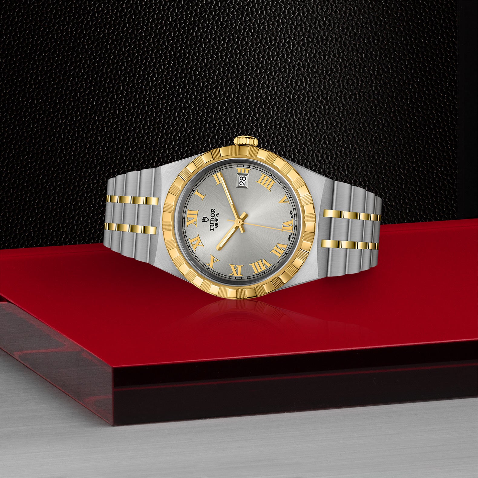 TUDOR Royal with 38mm Steel Case and Yellow Gold Bezel