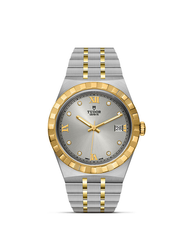 TUDOR Royal with 38mm Steel Case and Diamond-set Dial