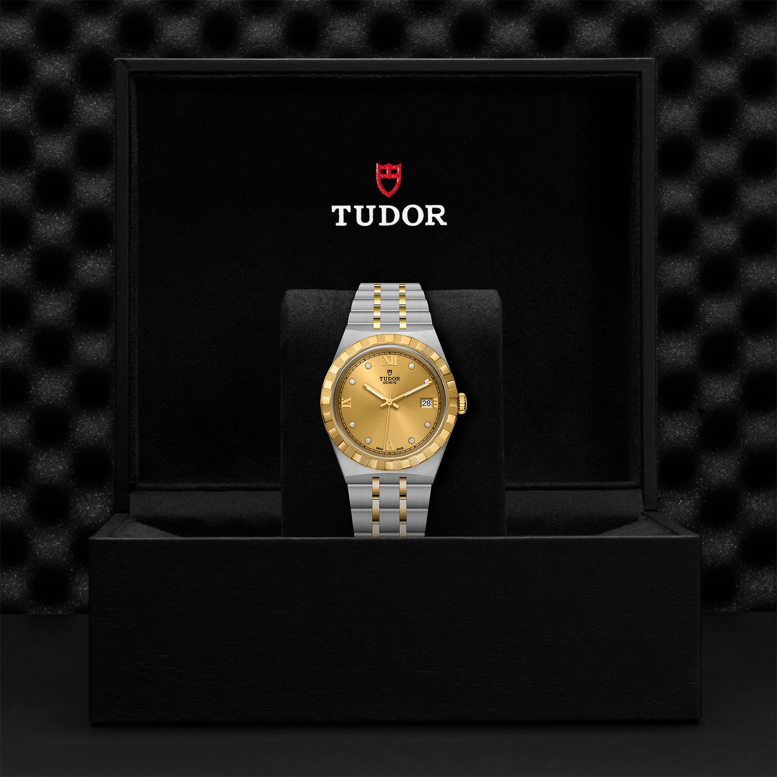 TUDOR Royal with 38mm Steel Case and Diamond-set Dial