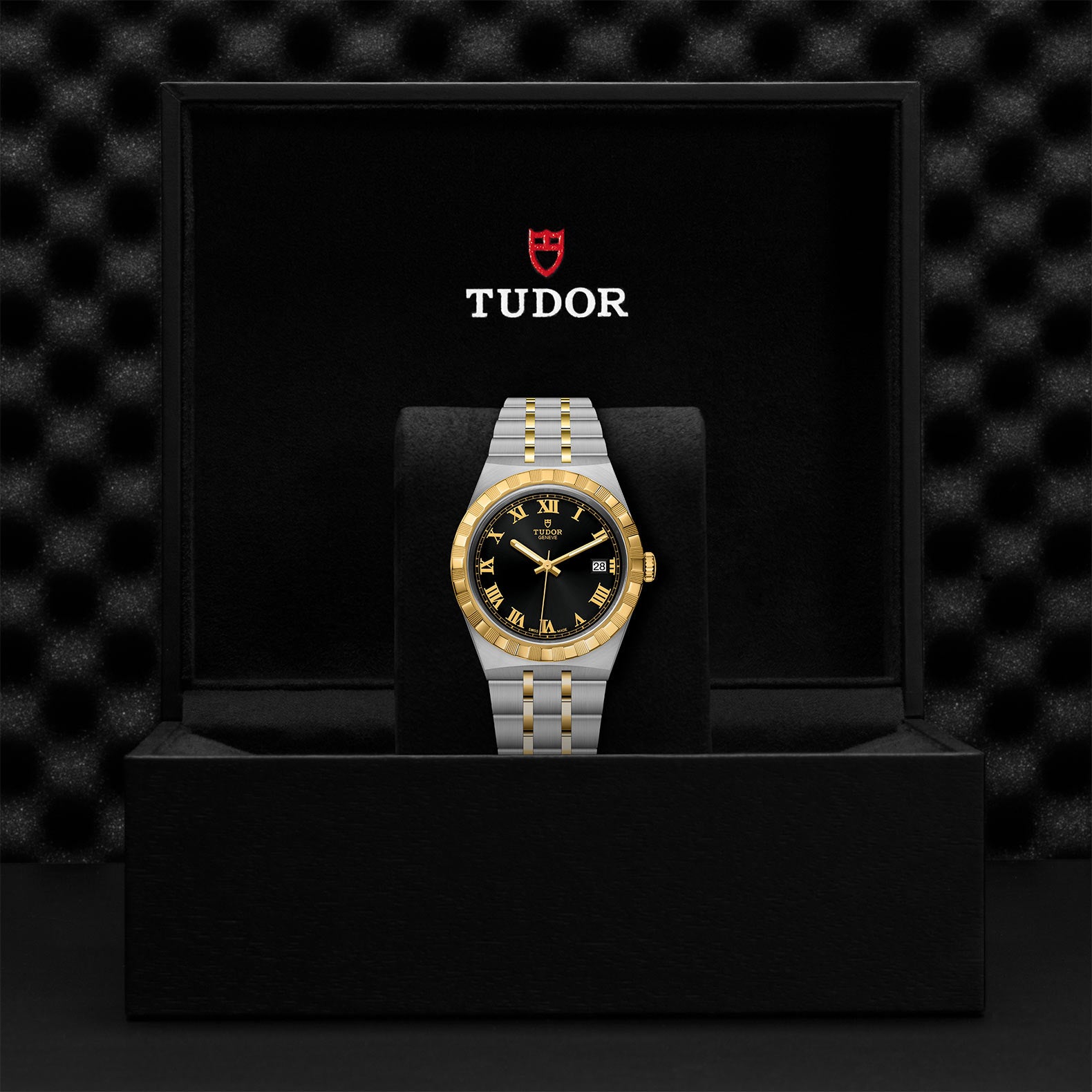 TUDOR Royal with 38mm Steel Case and Yellow Gold Bezel