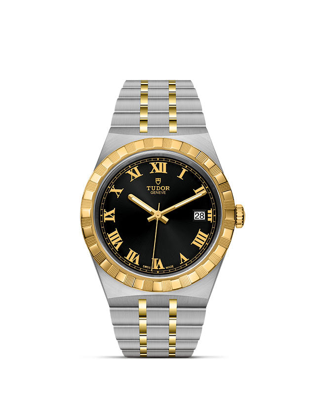 TUDOR Royal with 38mm Steel Case and Yellow Gold Bezel