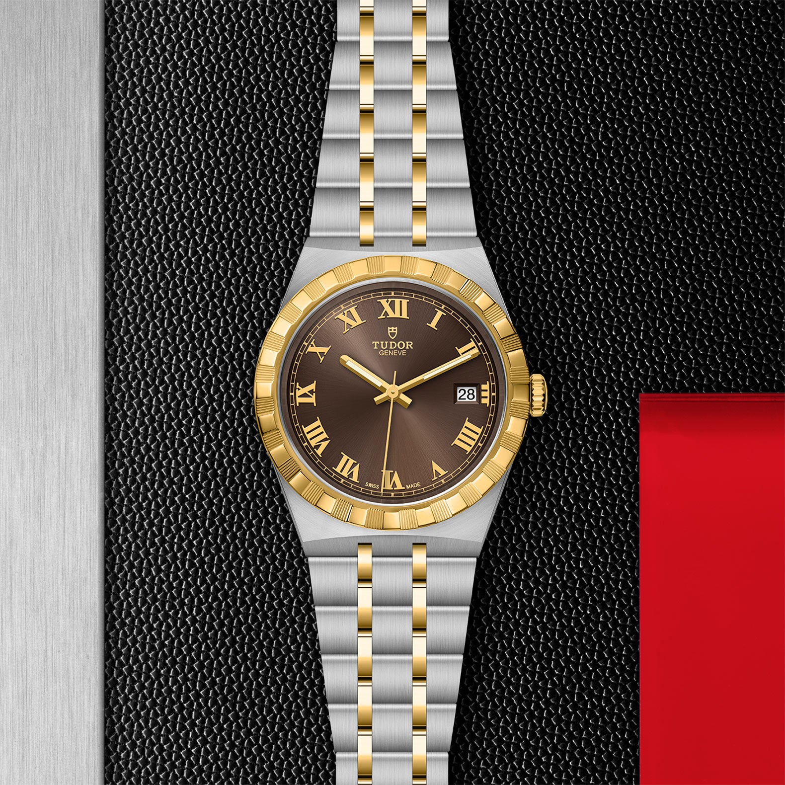 TUDOR Royal with 38mm Steel Case and Yellow Gold Bezel