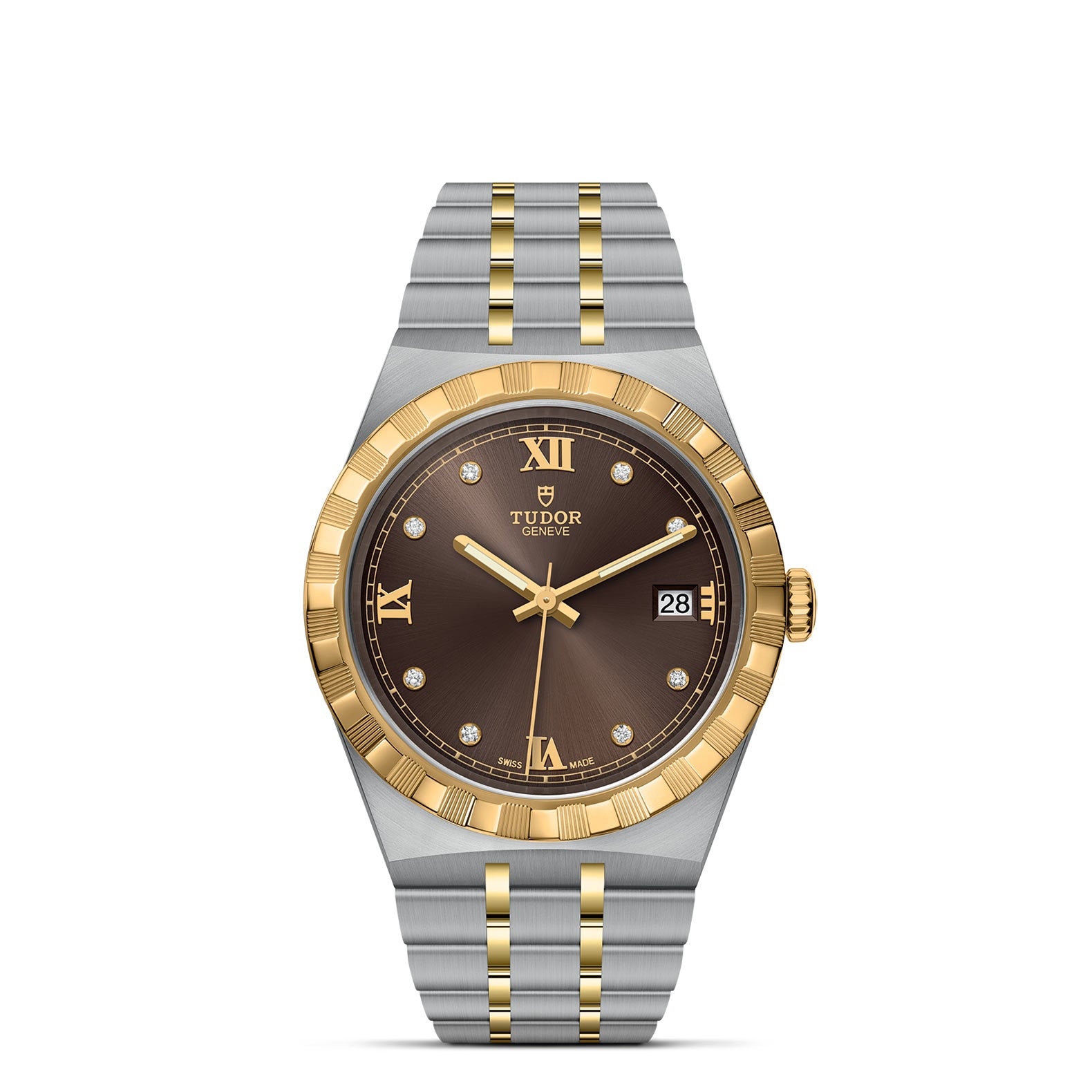 TUDOR Royal with 38mm Steel Case and Diamond-set Dial