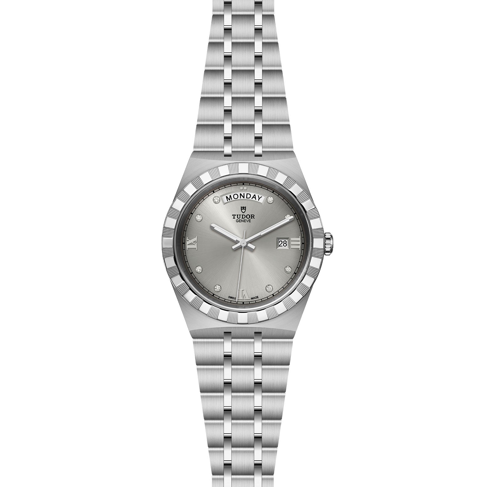 TUDOR Royal with 41mm Steel Case and Diamond-set Dial